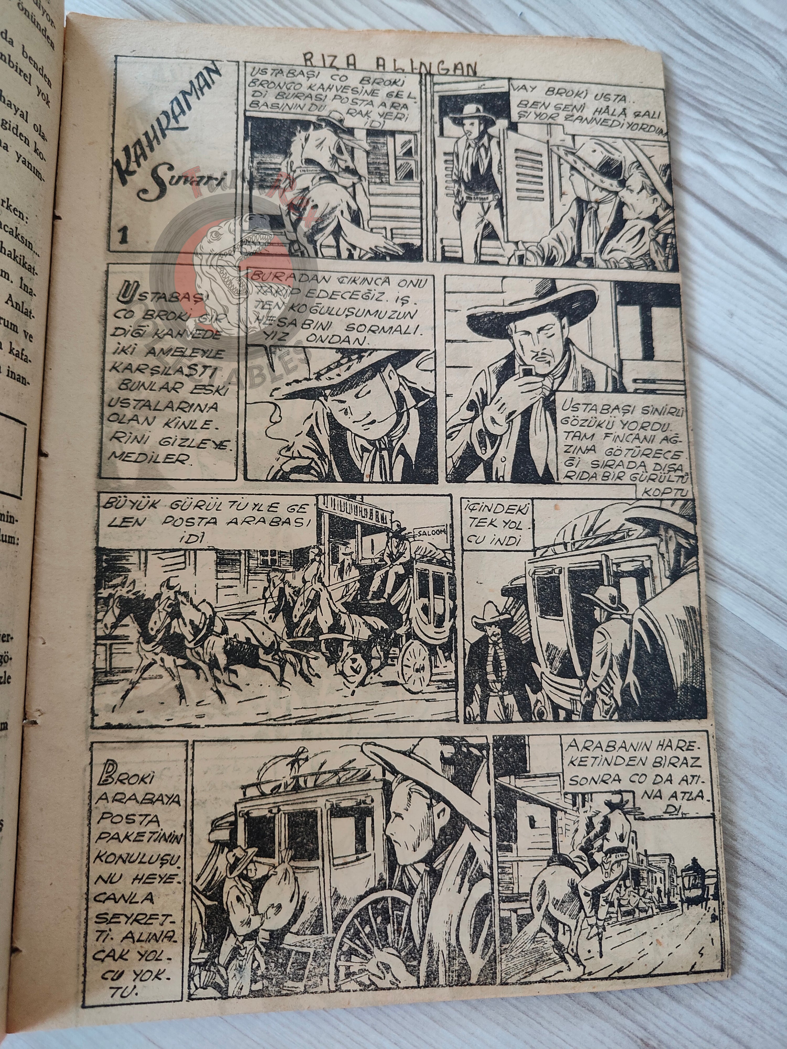 1001 Roman 1942 The Heroic Cavalryman Turkish Comic Mag Turkey