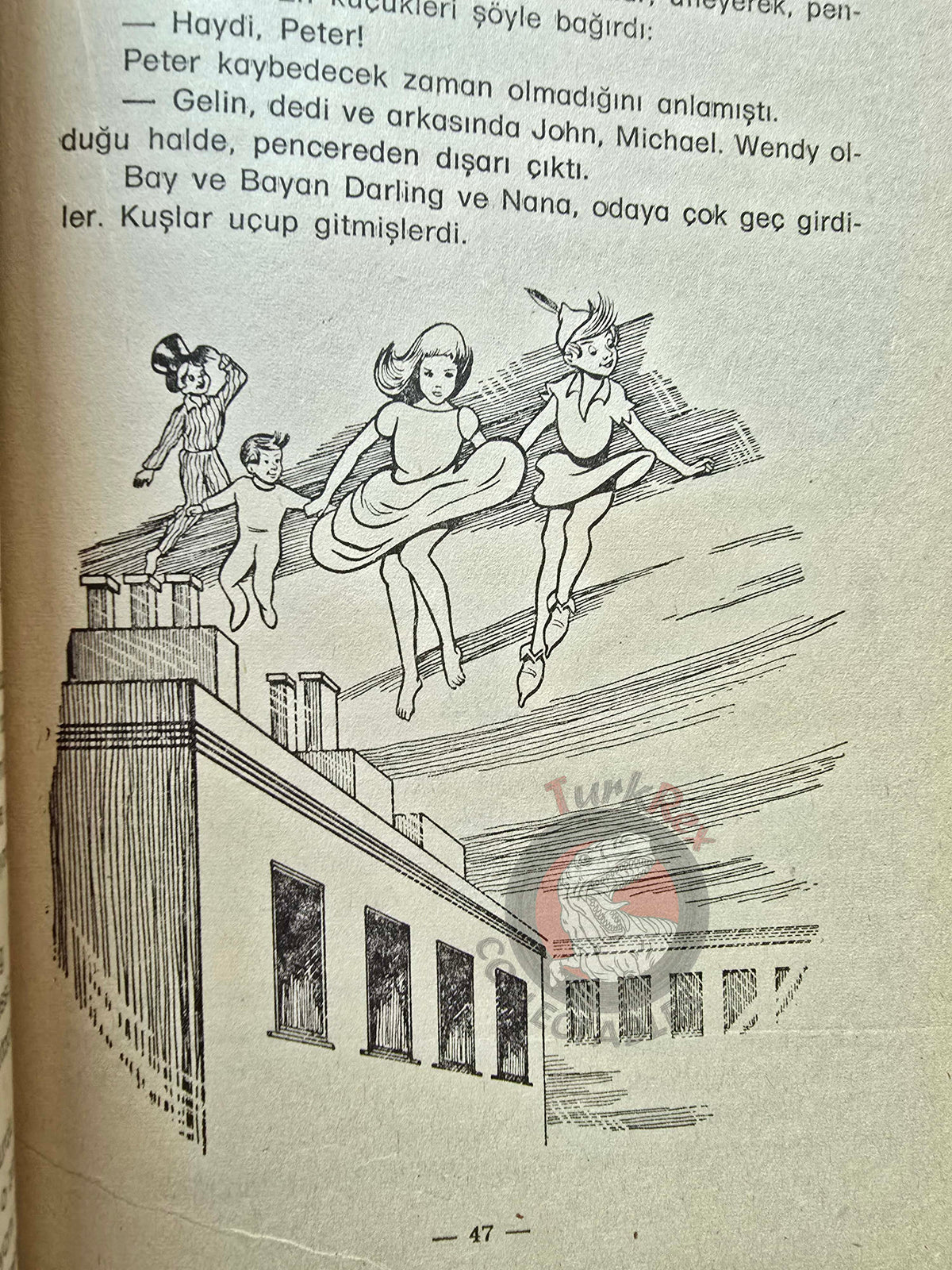 J. M. Barrie – Peter Pan 1976 Turkish Book Turkey Illustrated