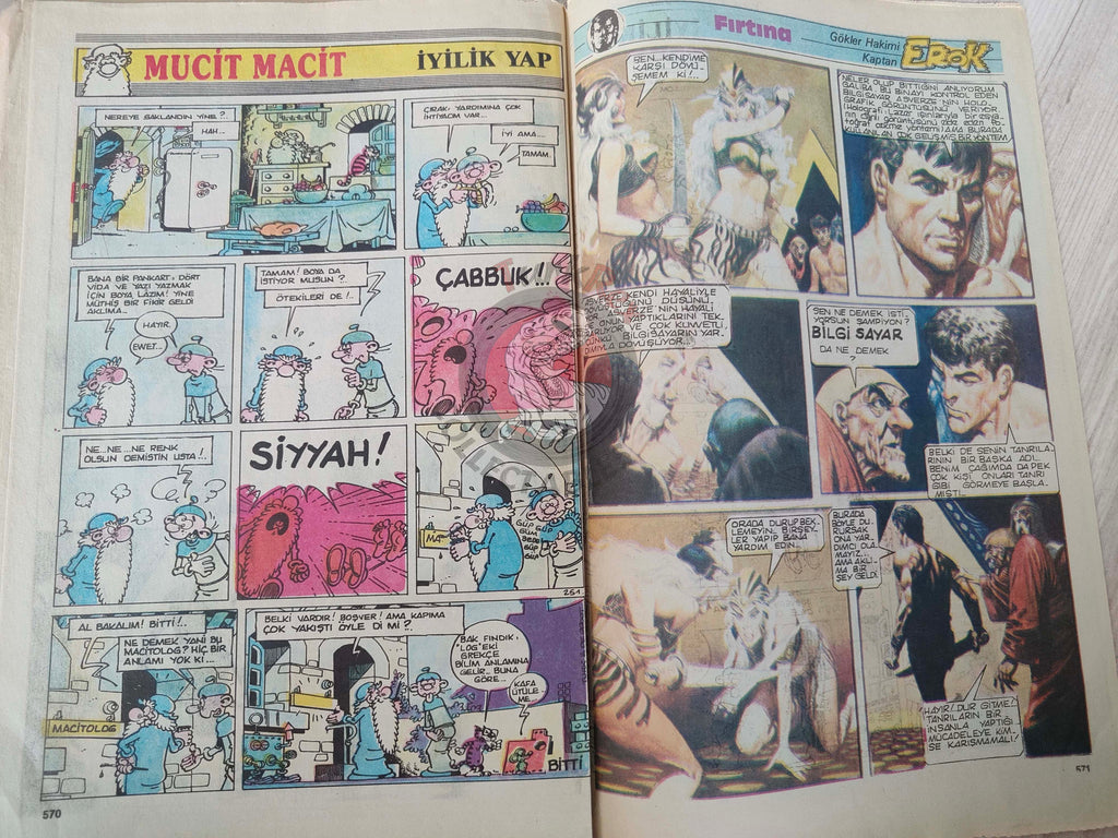 Asterix – Asterix and the Cauldron early 90s Turkish Edition Comic Turkey