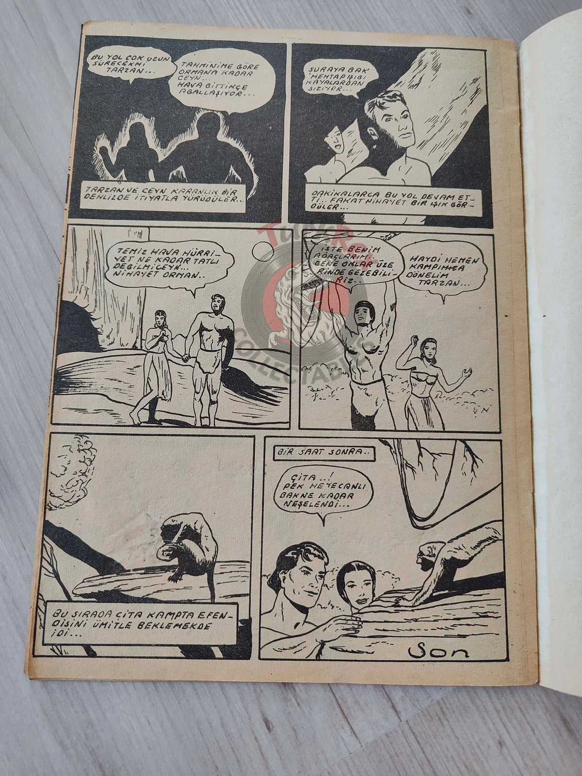 1001 Özel #125 1955 Tarzan Turkish Comic Mag Turkey