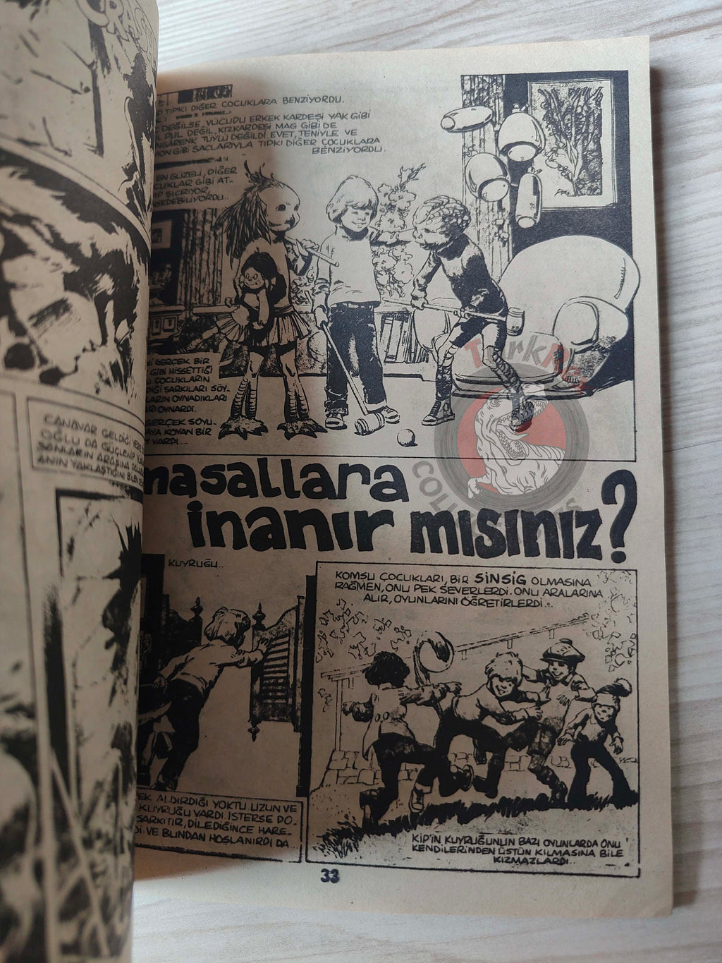 Süper Korku Cilt #26 late 80s Turkish Comic Turkey Warren Creepy Eerie Boris Vallejo