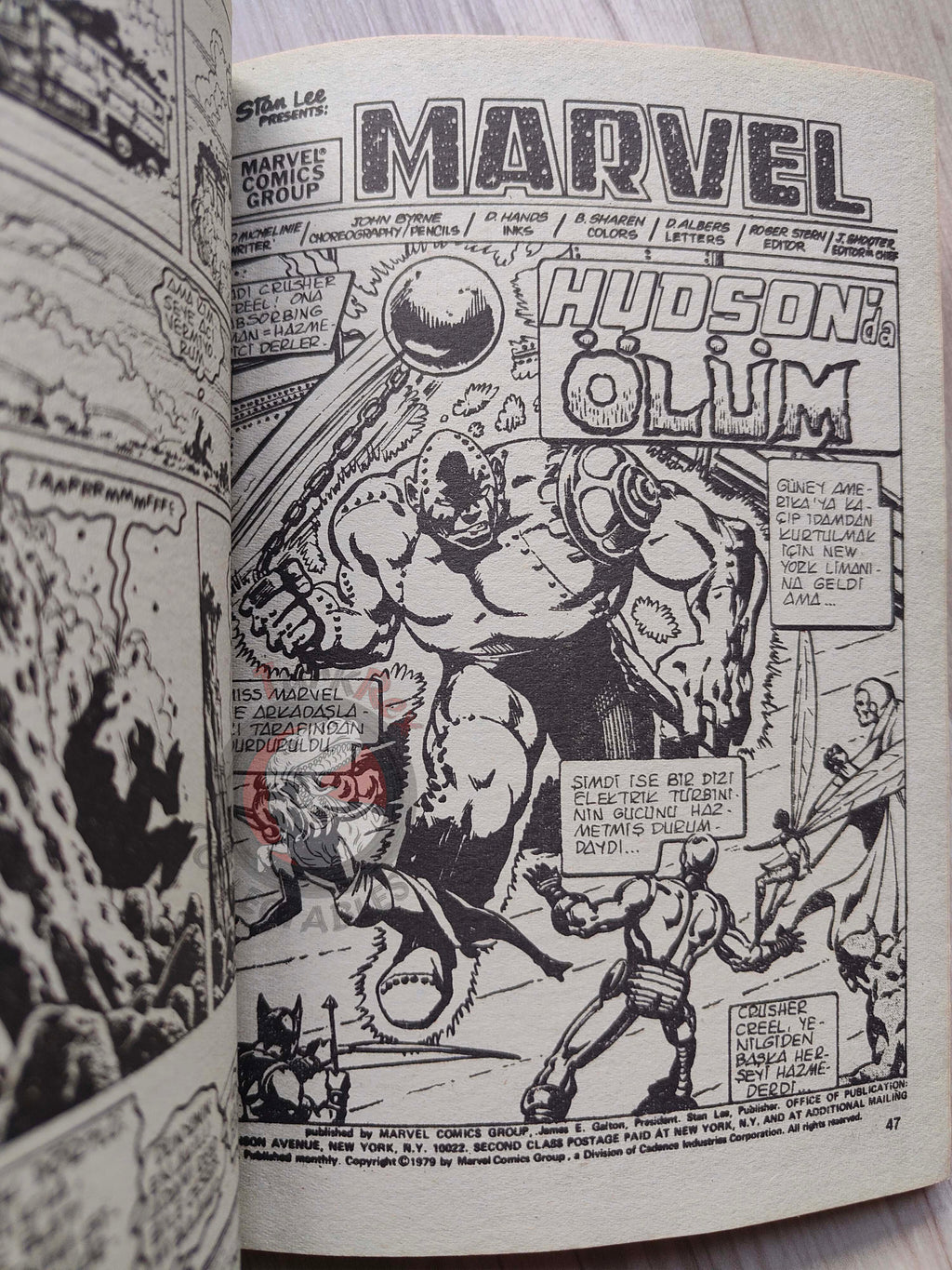 Ms. Marvel Vol #1 1988 Turkish Comic Turkey #1 #2 #3 The Avengers #184