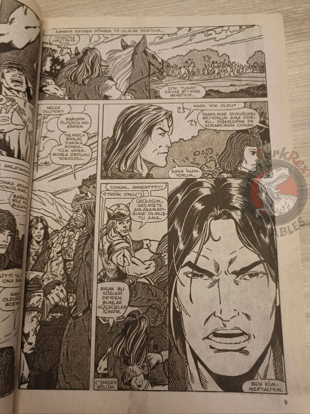 Kral Conan #25 The Barbarian #235 #238 Turkish Comic Turkey SSOC #100
