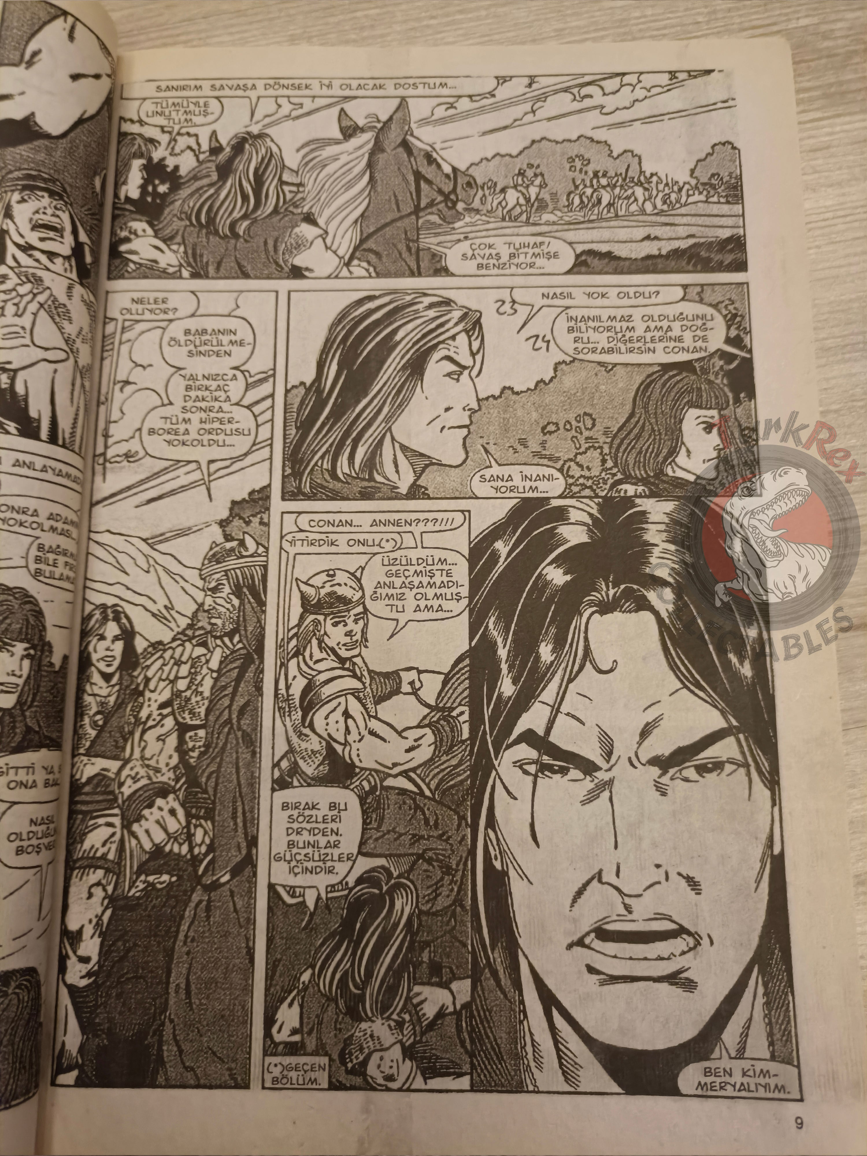 Kral Conan #25 The Barbarian #235 #238 Turkish Comic Turkey SSOC #100