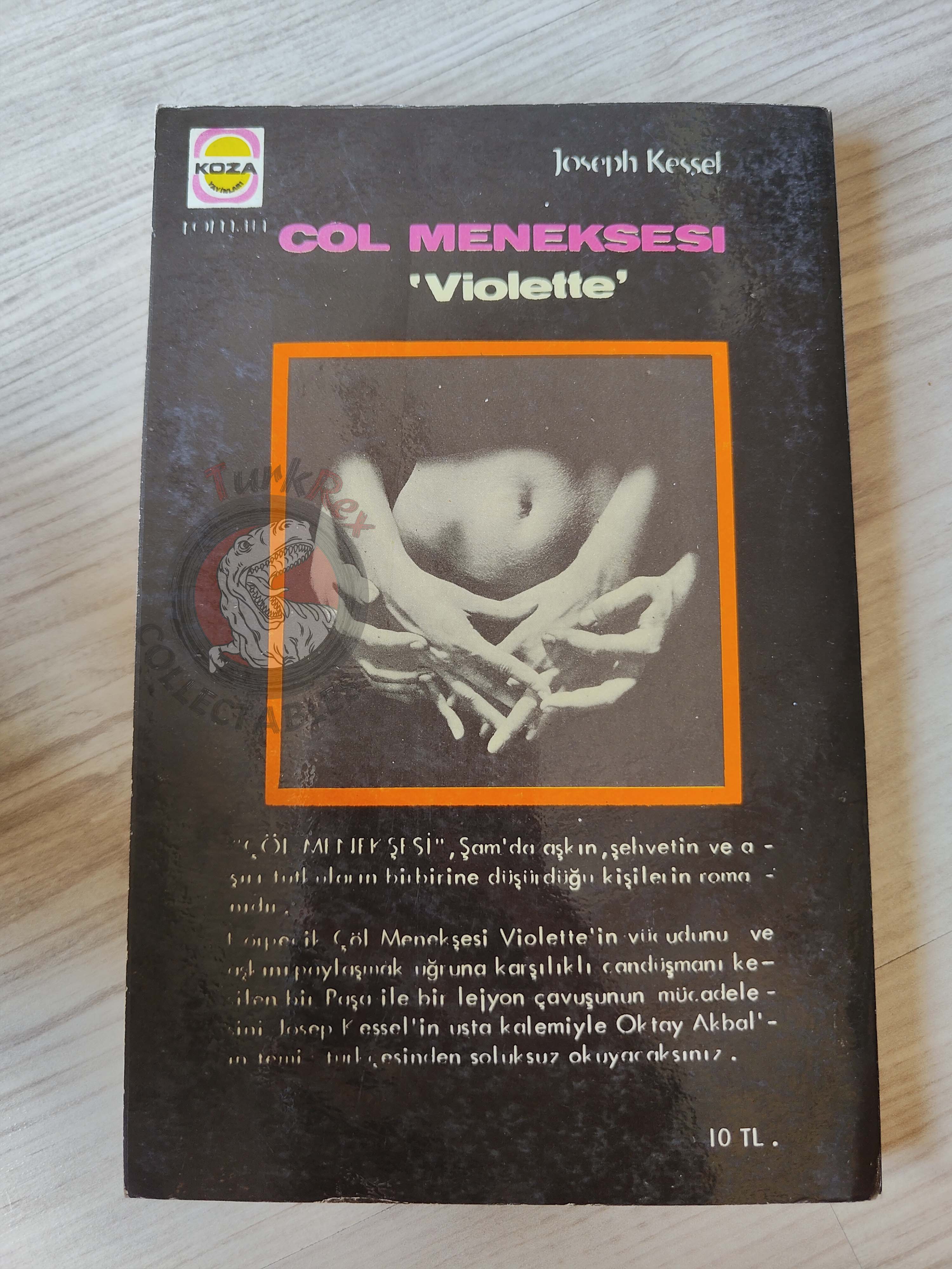 Joseph Kessel – Violette et le Désert 1973 1st Turkish Book Turkey