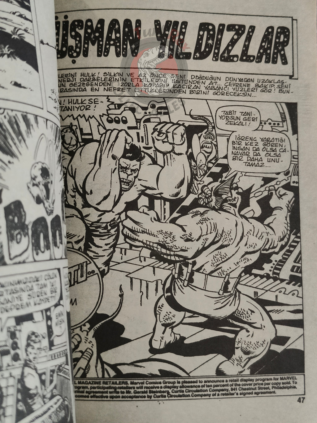 Hulk #2 1987 Turkish Comic Turkey cover #17