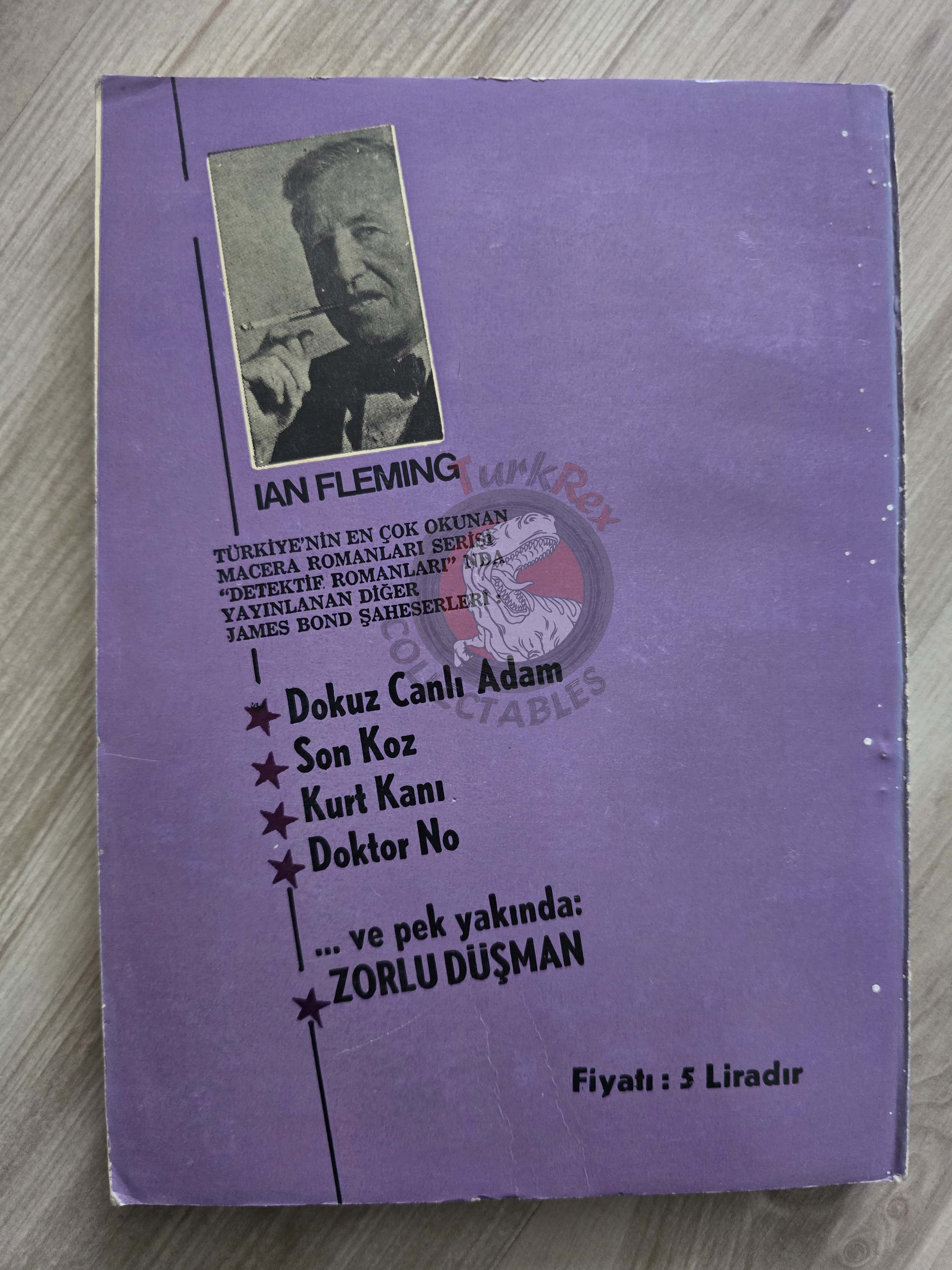 James Bond - Diamonds Are Forever 1966 Turkish Book Turkey Ian Fleming
