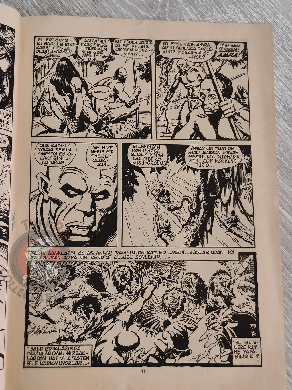 Conan #4 Turkish Comic Turkey Conan the Barbarian #61 Amra 1984