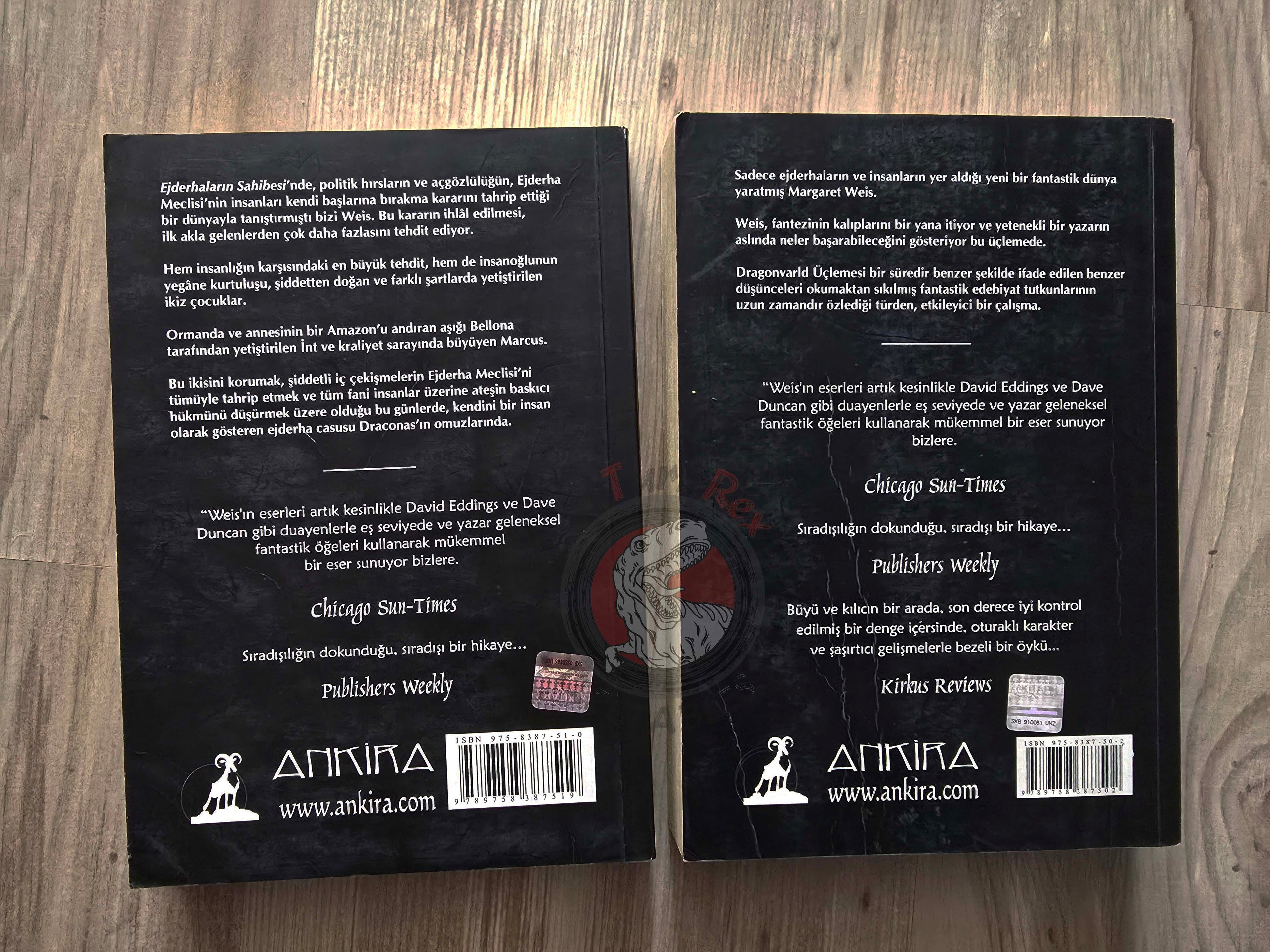 Margaret Weis – The Dragonvarld Trilogy Turkish Book Turkey Lot of 2