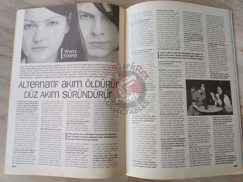 Roll 2005 Björk  R.E.M. Turkish Mag Turkey The White Stripes Sergent Garcia