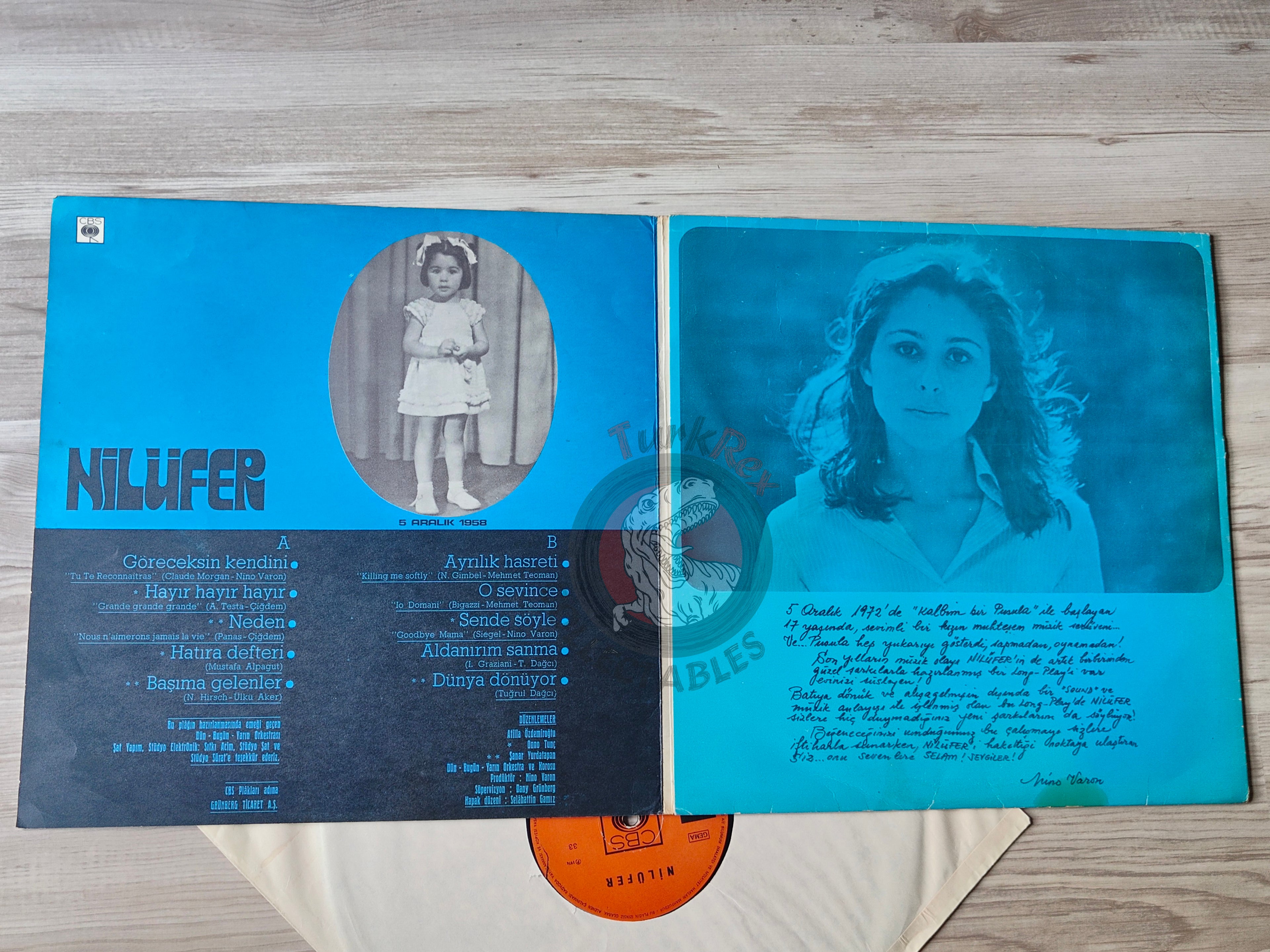 Nilüfer – Nilüfer '74 Turkish Pressing Vinyl Turkey Edition