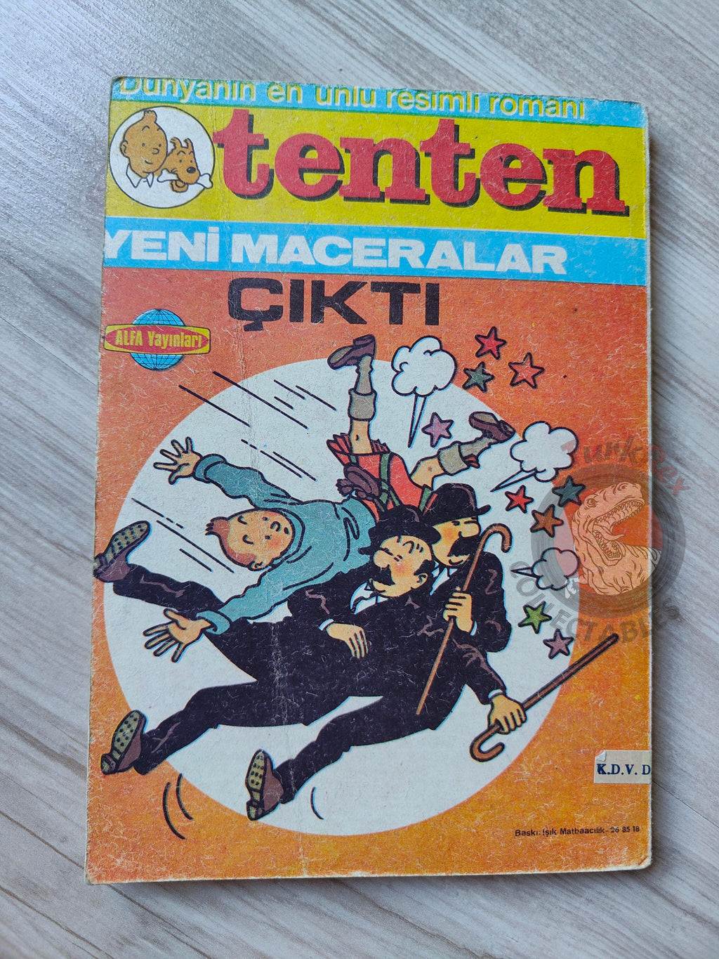 Spirou & Fantasio #2 Le dictateur et le champignon 1980 Turkish Comic Turkey