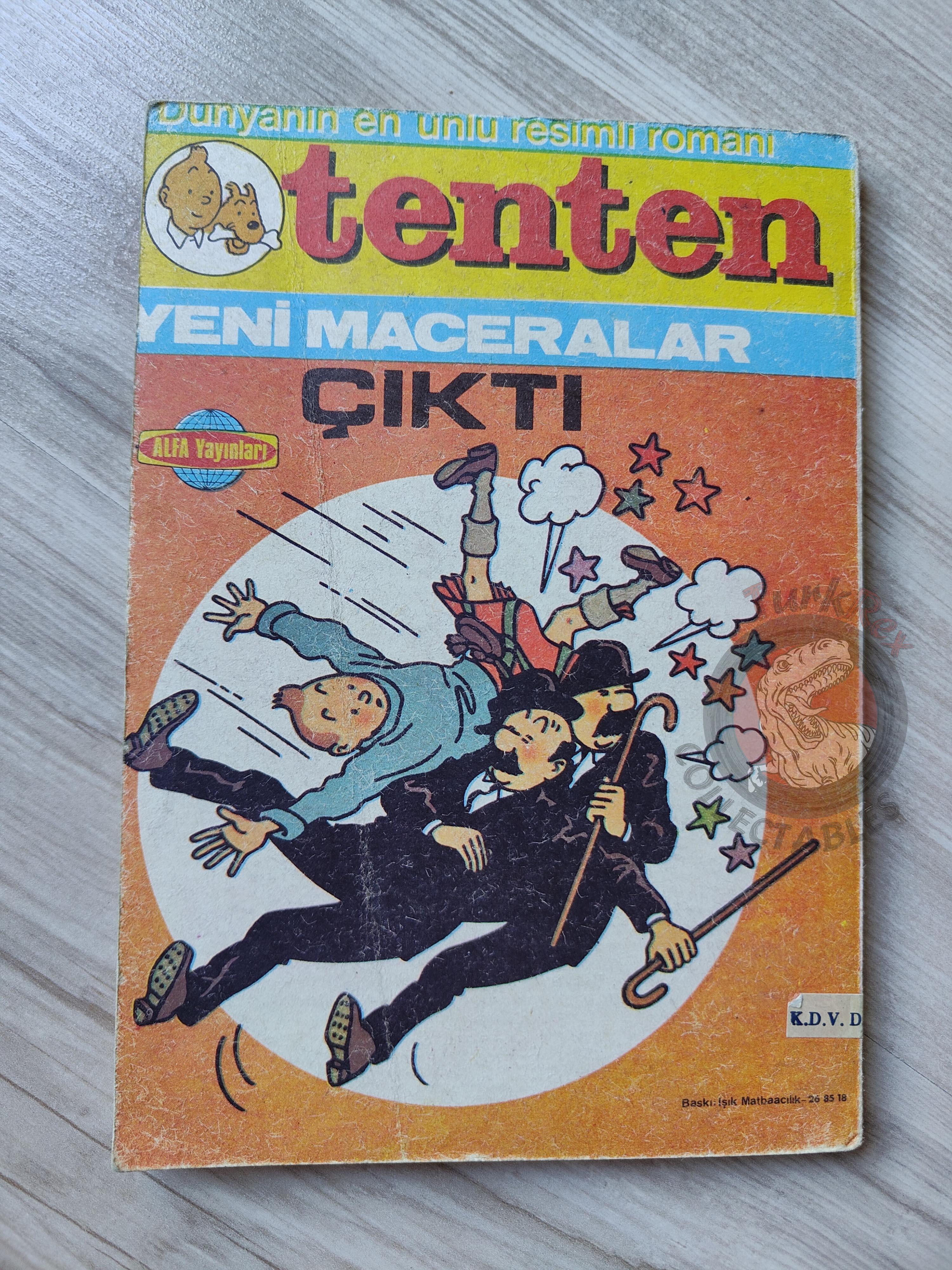 Spirou & Fantasio #2 Le dictateur et le champignon 1980 Turkish Comic Turkey