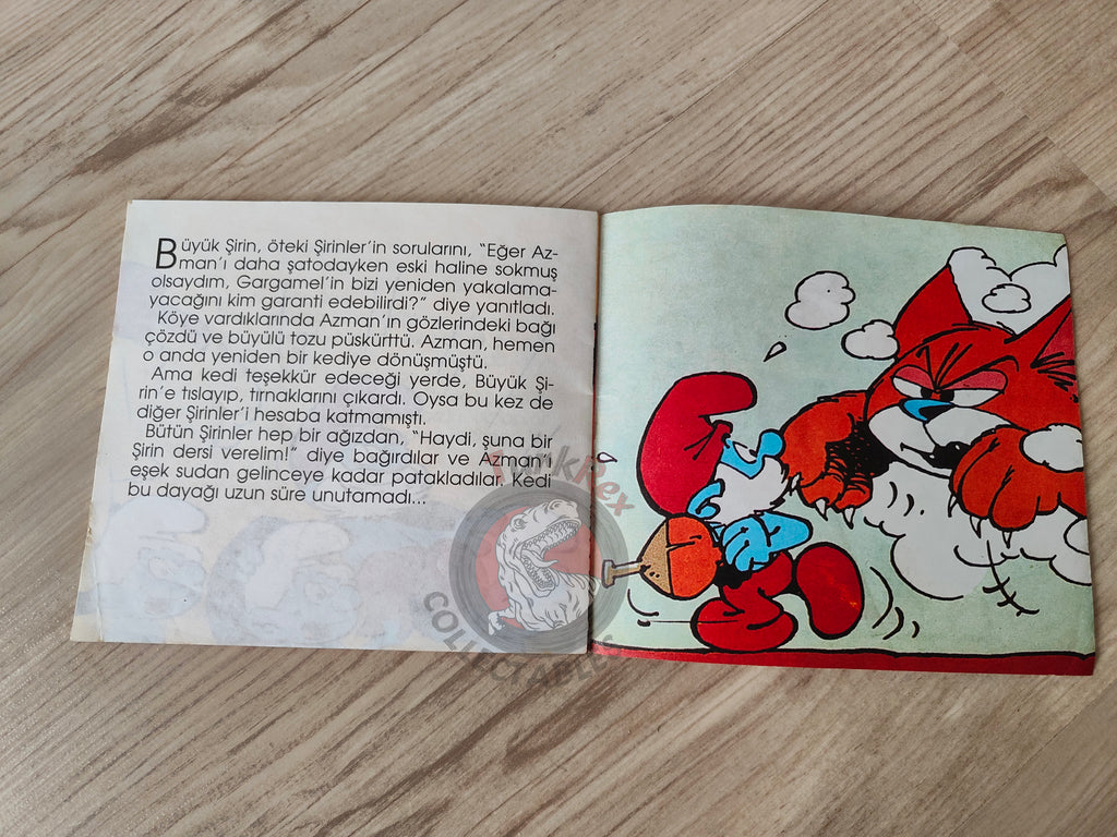 The Smurfs - Hogatha 2004 Turkish Book Turkey Die Schlümpfe Minibuch