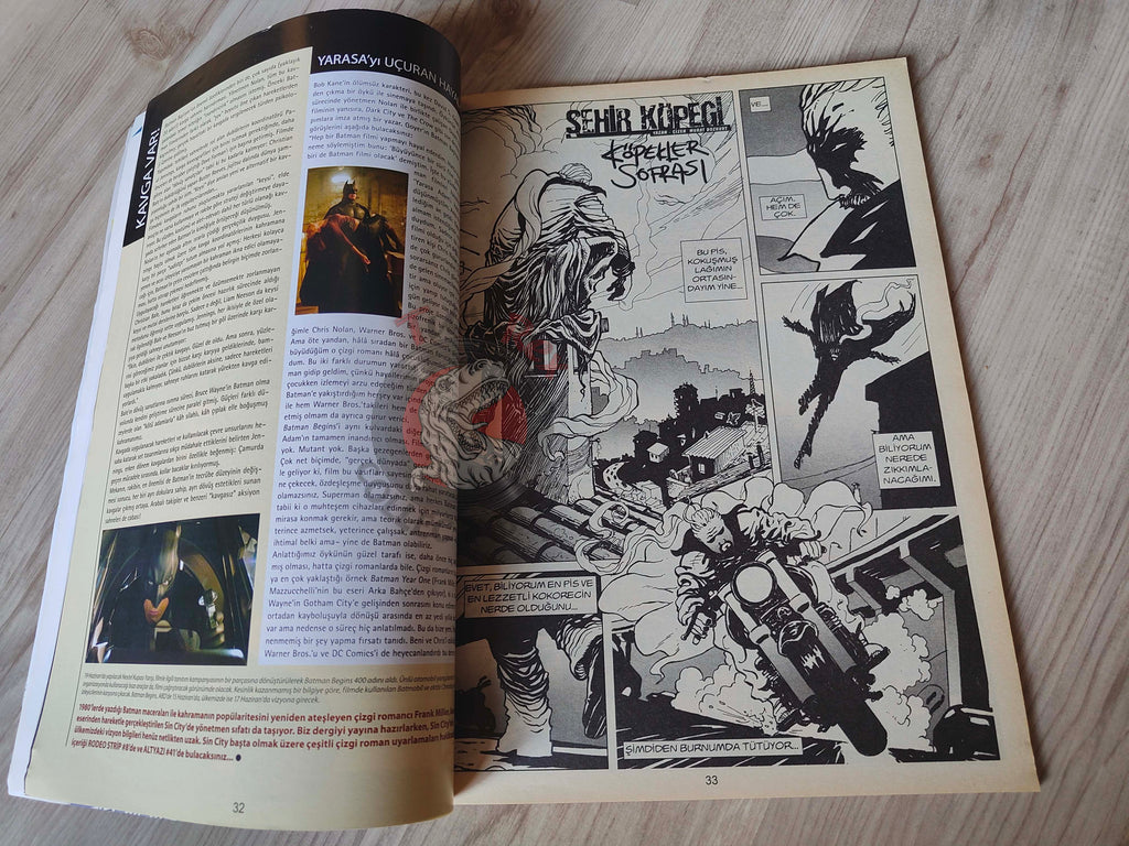 Rodeo Strip 2005 Batman Begins Turkish Comic Mag Turkey Brenda Starr Nick Raider