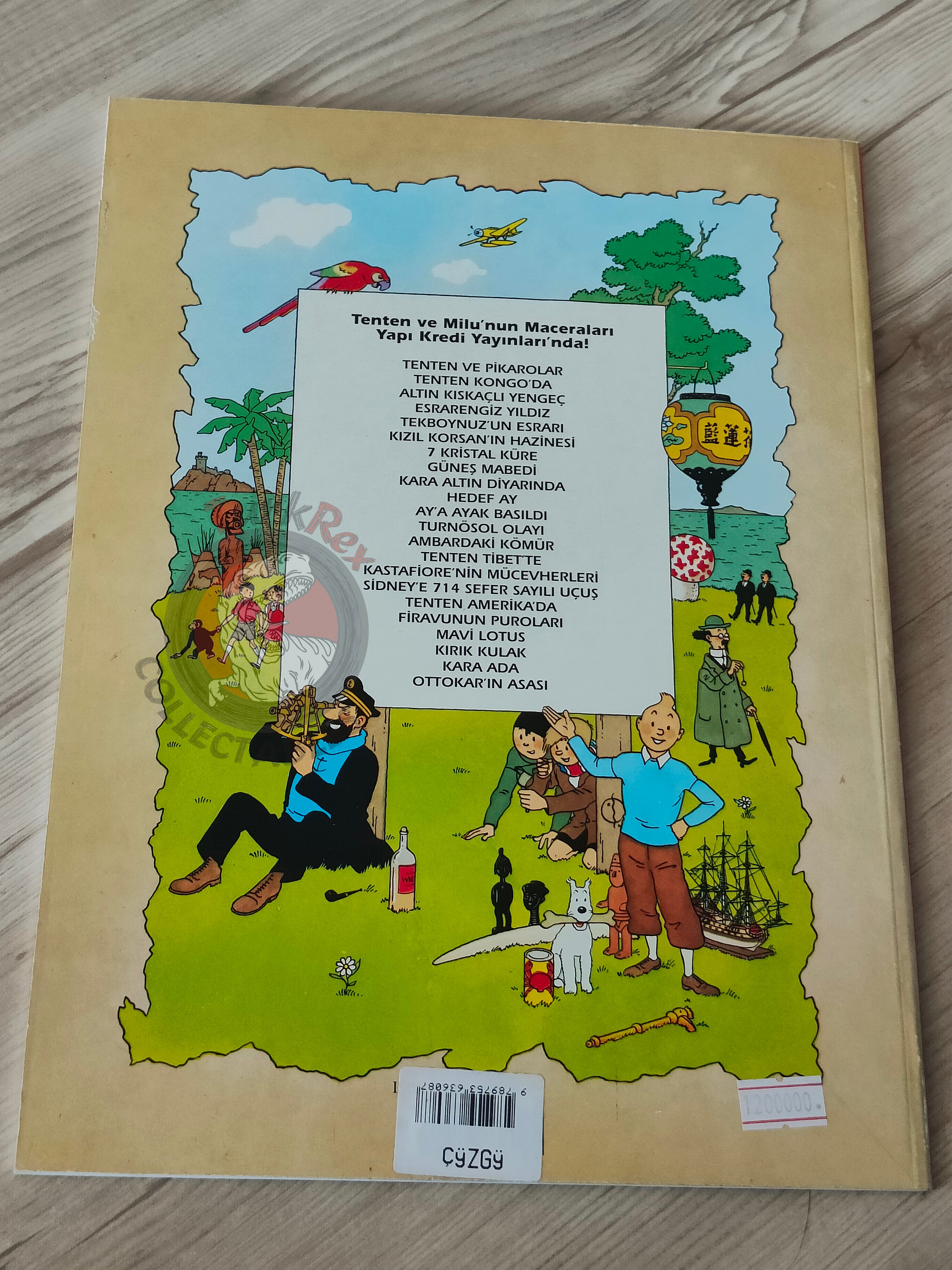 Tintin – The Broken Ear 1998 Turkish Edition Comic Turkey 2nd YKY