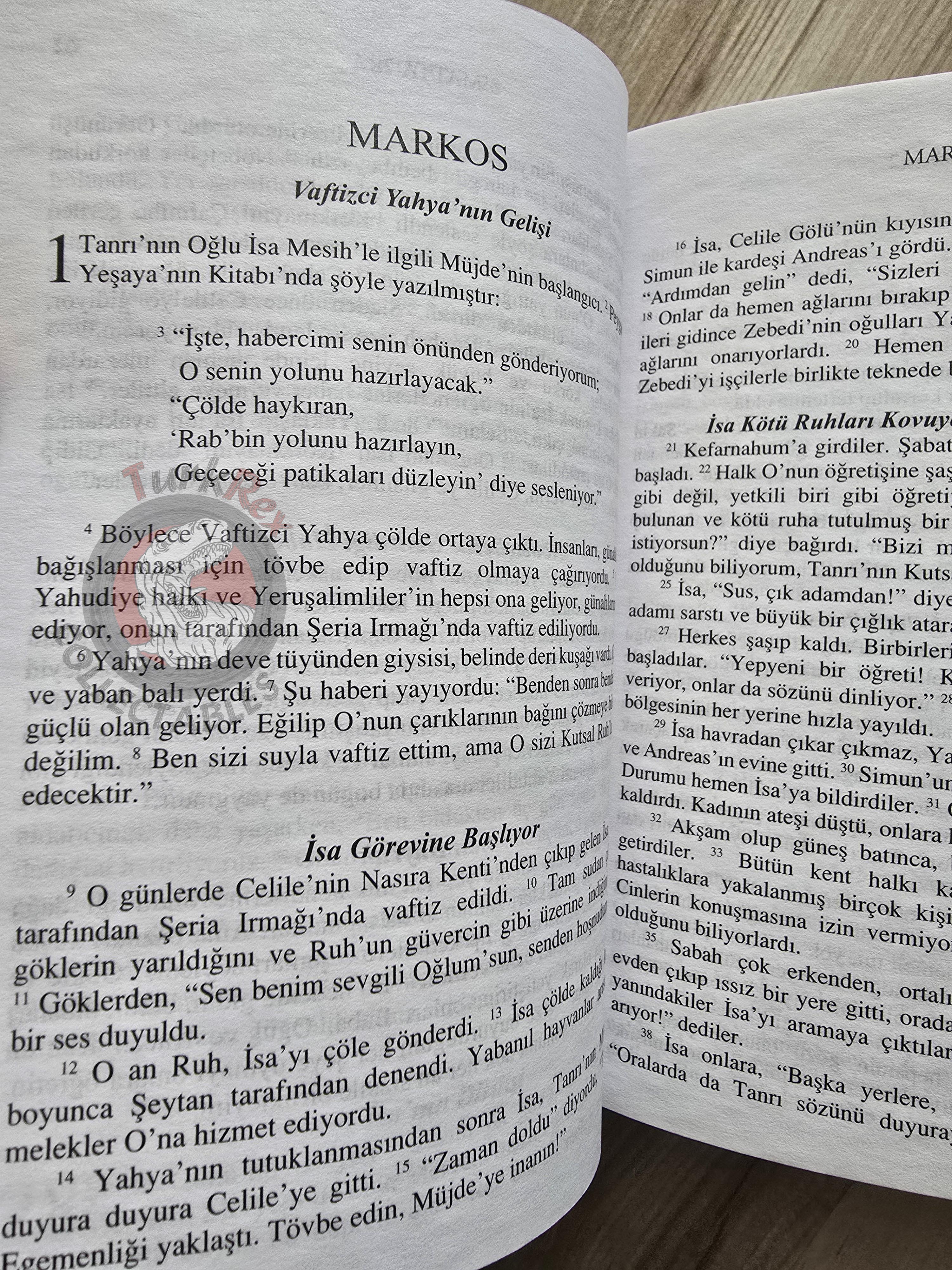 Bible The Holy Gospel 2015 Turkish Book New Testament The Gideons International