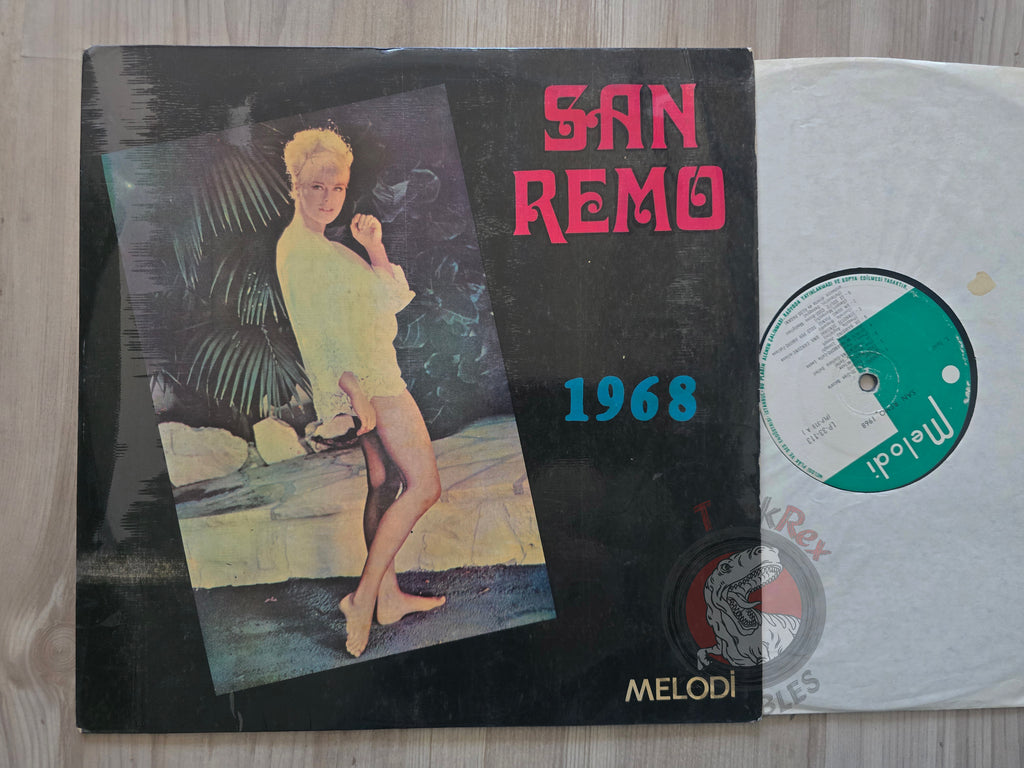 Various – San Remo 1968 Turkish Pressing Vinyl Turkey Edition Sanremo