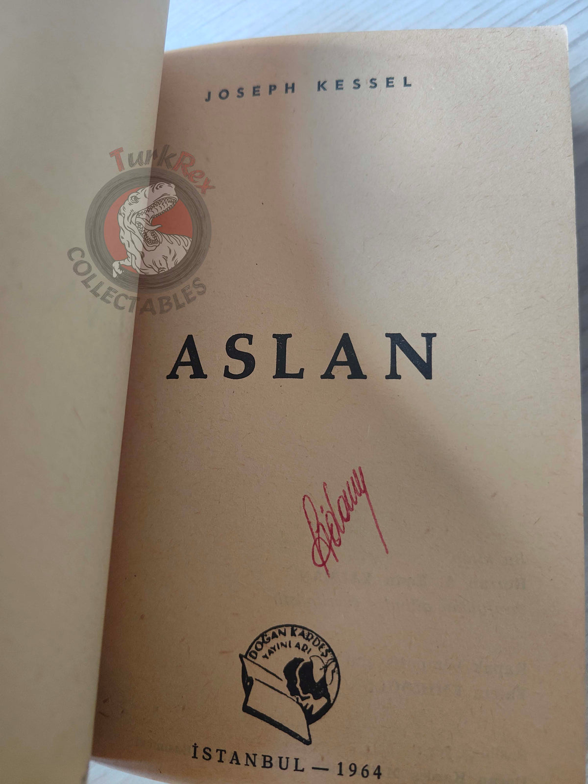 Joseph Kessel – The Lion  1964 Turkish Book Turkey
