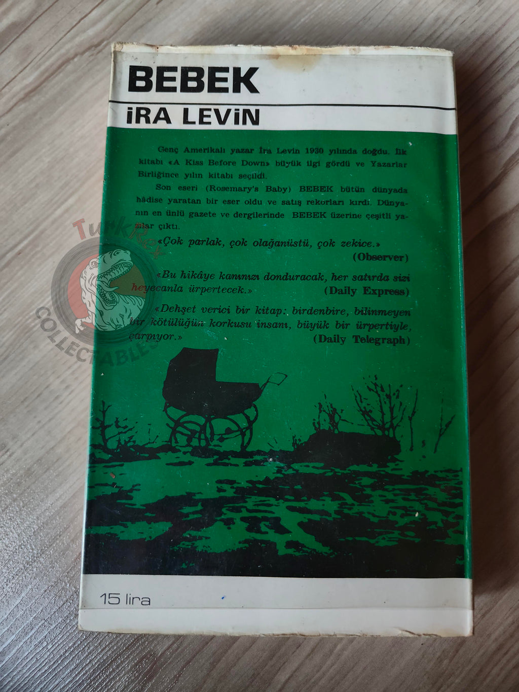 Ira Levin – Rosemary's Baby 1971 1st Turkish Book Turkey