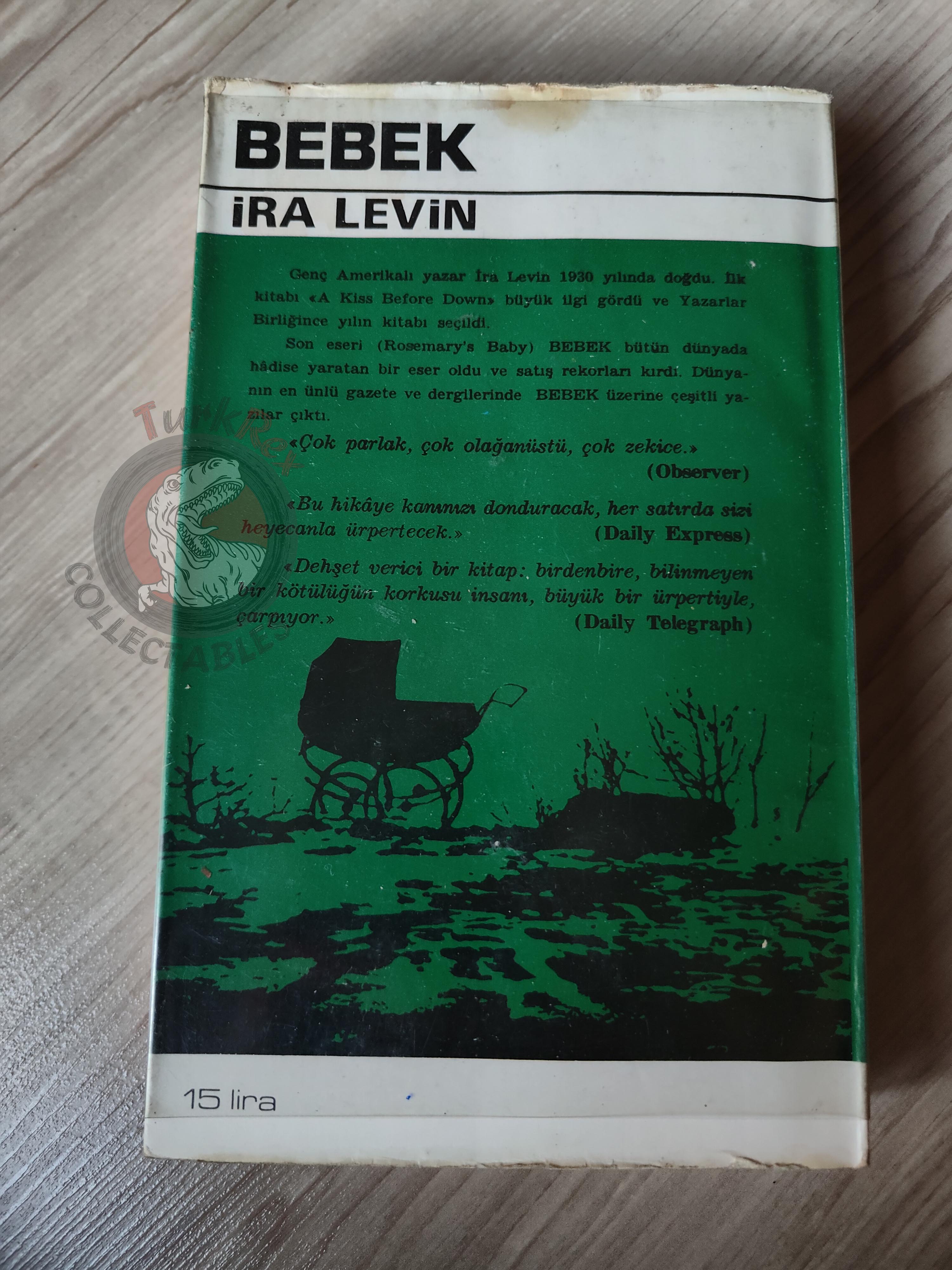 Ira Levin – Rosemary's Baby 1971 1st Turkish Book Turkey