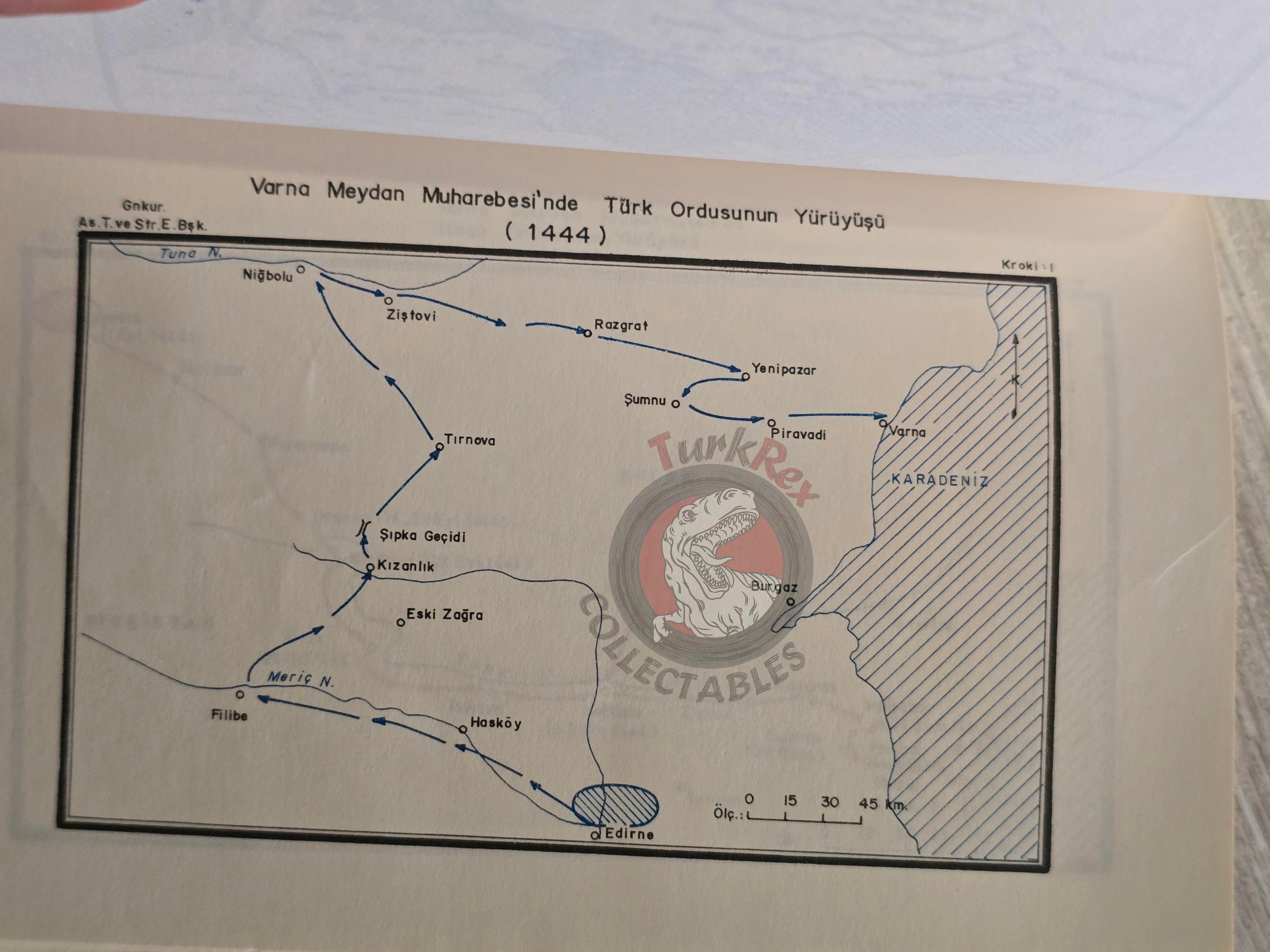 The Battles of Varna and Second Kosovo 1986 Turkish Book Military Ottoman Empire Maps Murad II