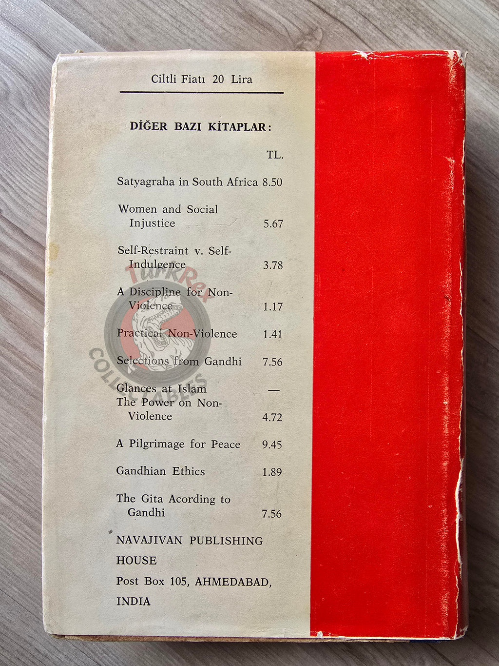 Mahatma Gandhi – The Story of My Experiments with Truth 1963 HC 1st Turkish Book Turkey