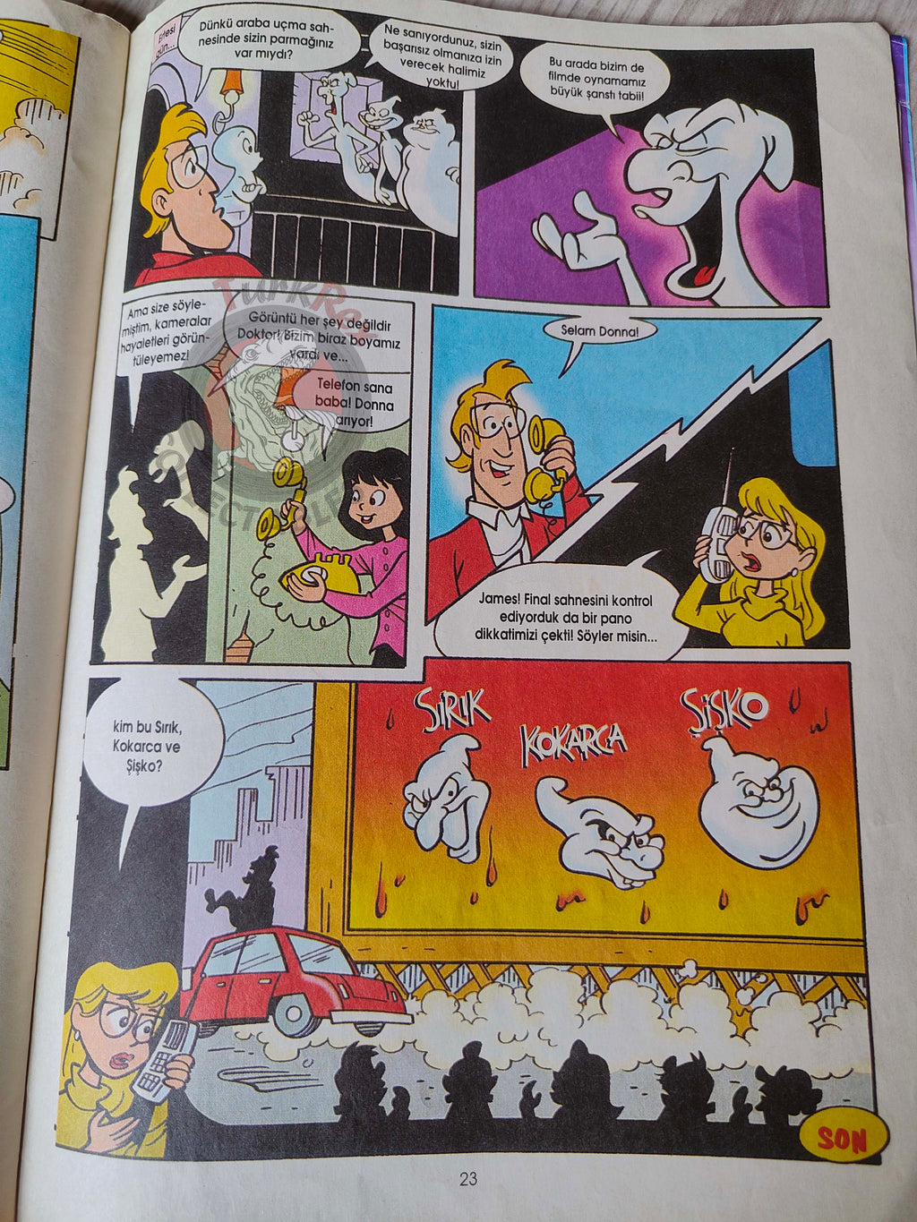 Casper the Friendly Ghost Magazine – Issue #9 1996 Turkish Comic Turkey