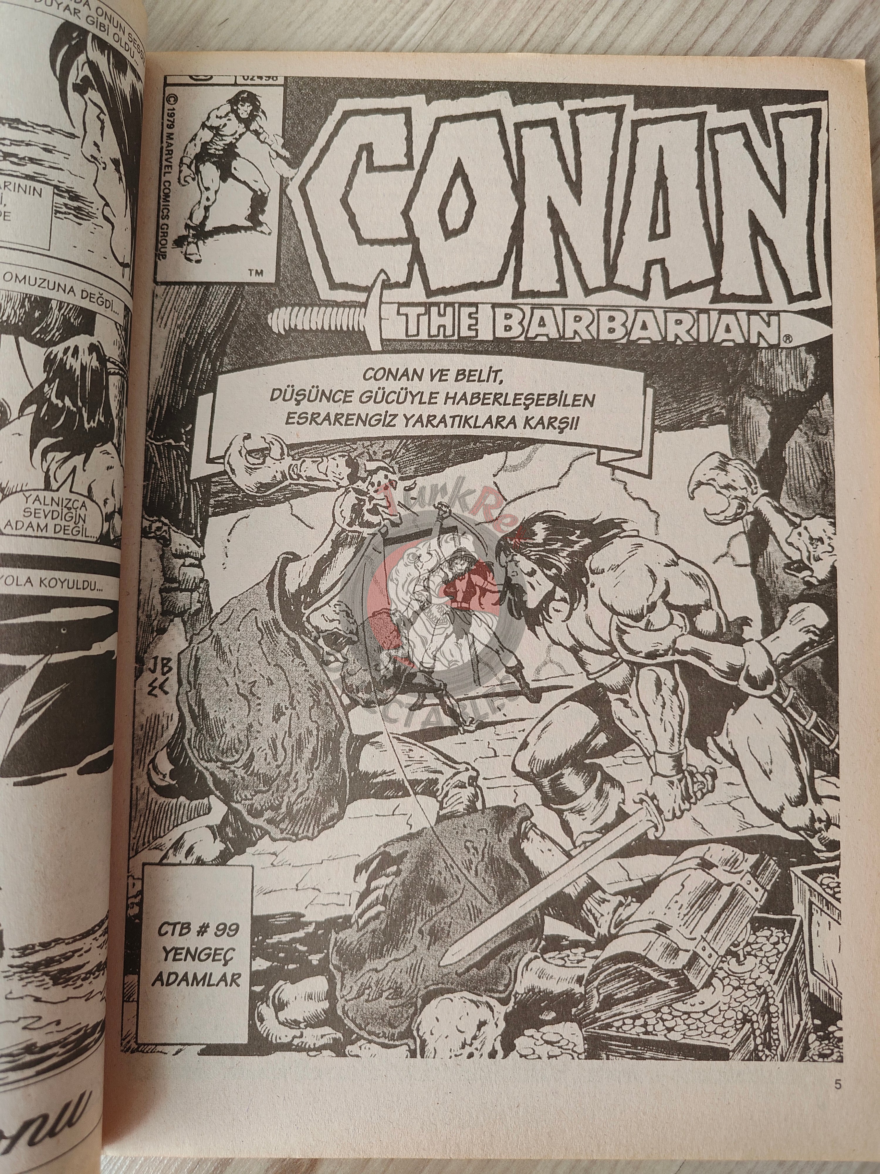 Conan The Barbarian #12 2001 Turkish Comic Turkey #99 #100 Kull Of Atlantis #1