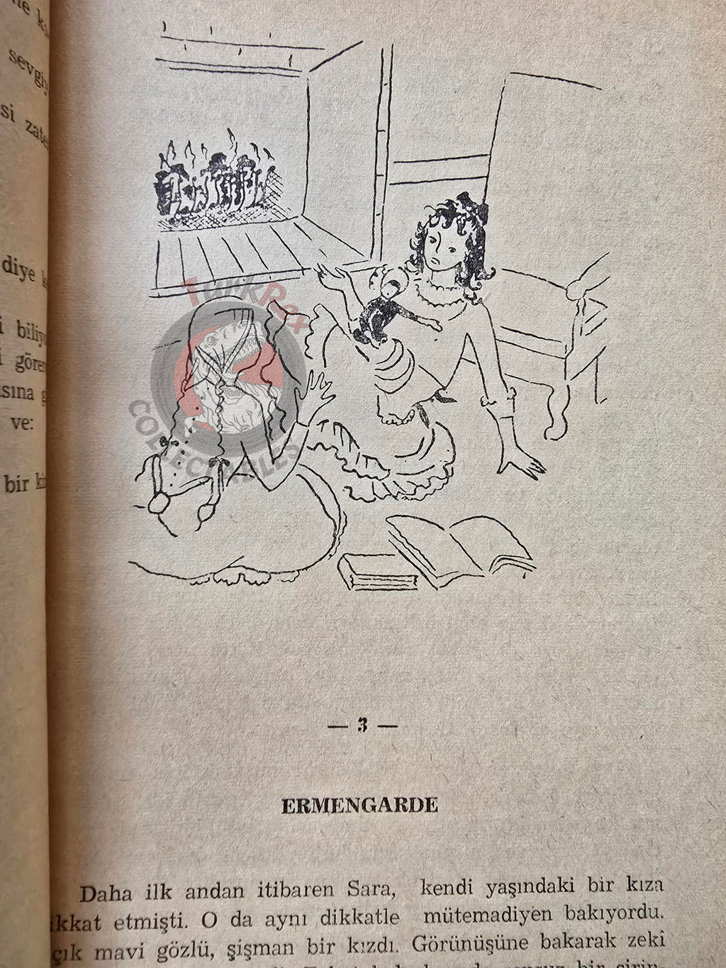 Frances H. Burnett – A Little Princess 1960 Turkish Book Turkey Illustrated