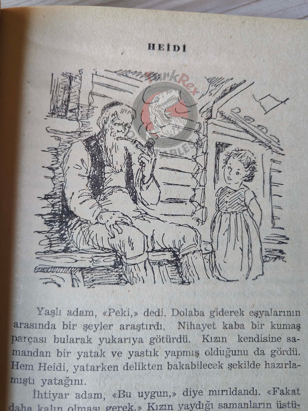 Johanna Spyri – Heidi 1975 HC/DJ Turkish Book Turkey Illustrated