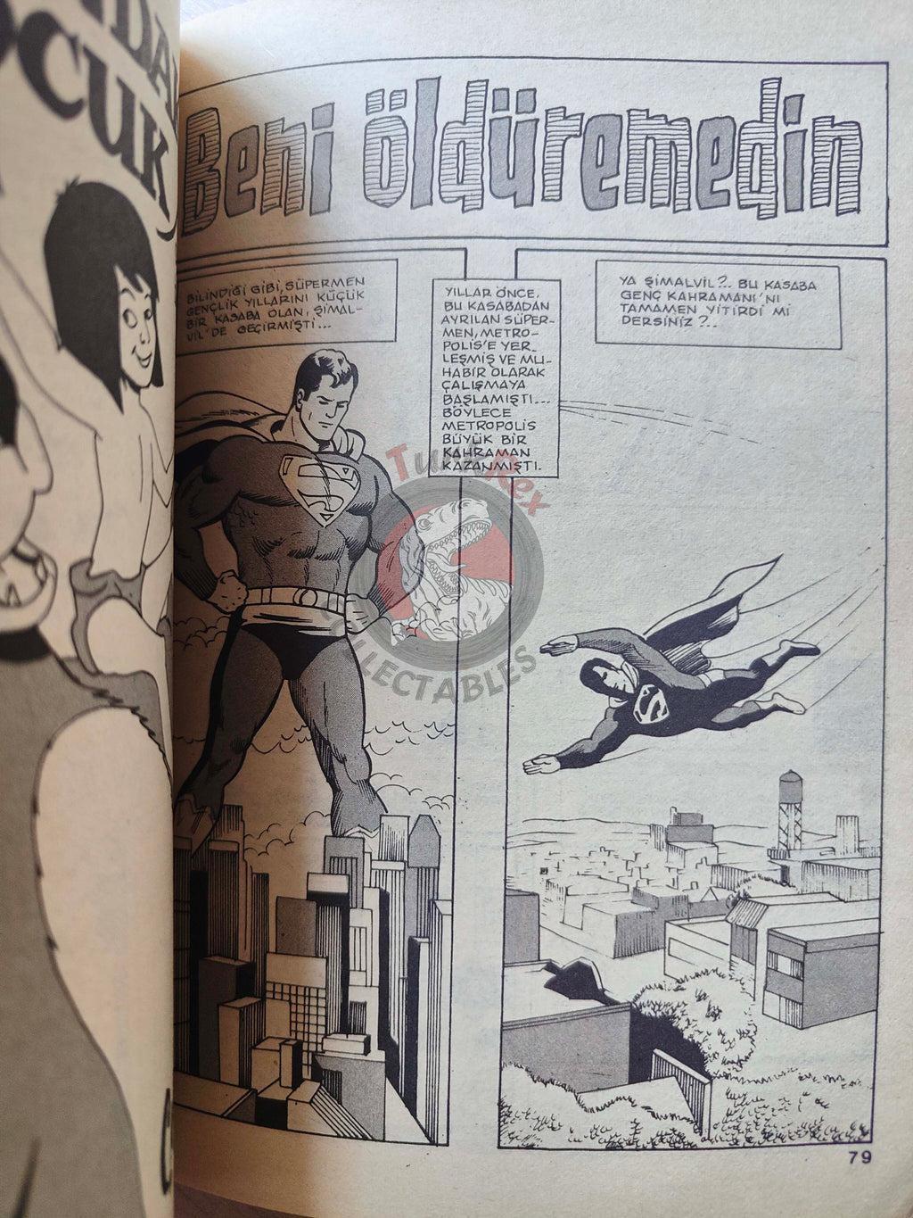 Superman #36 1985 Turkish Comic Turkey #385 #386 #284 Action Comics #544