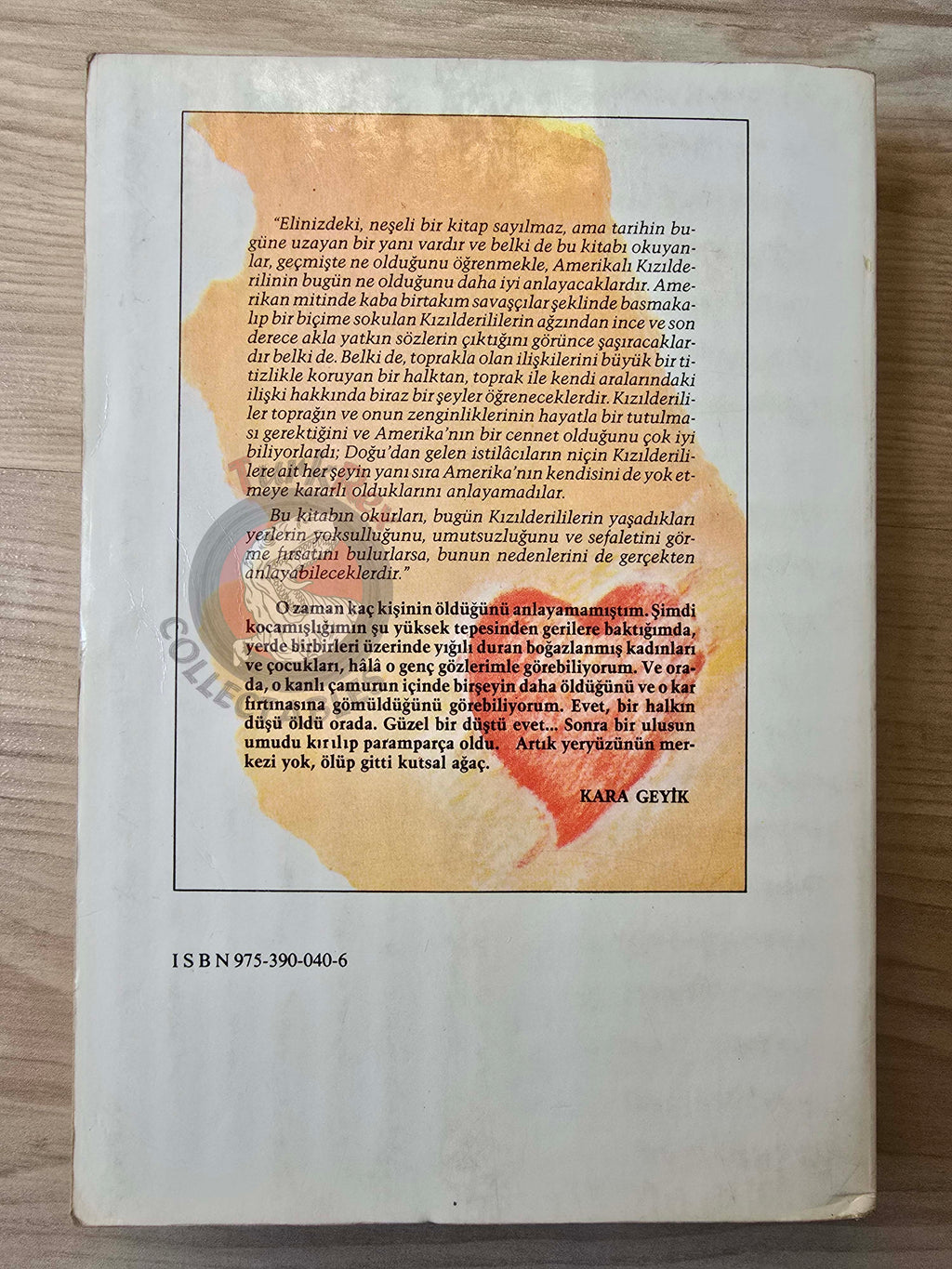 Dee Brown – Bury My Heart at Wounded Knee 1990 Turkish Book Turkey