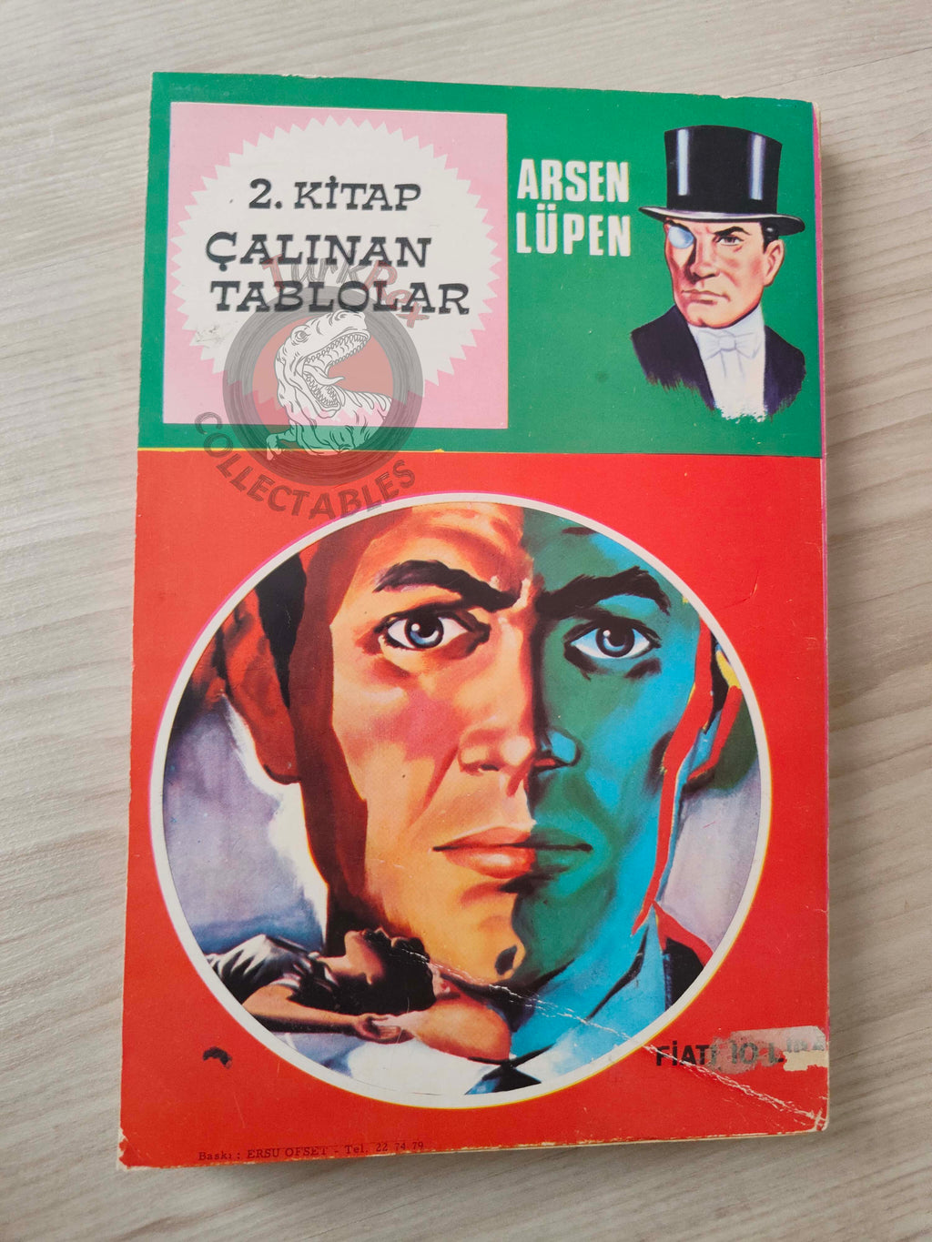 Arsène Lupin #1 Les Confidences d’Arsène Lupin 1972 Turkish Book Turkey Maurice Leblanc