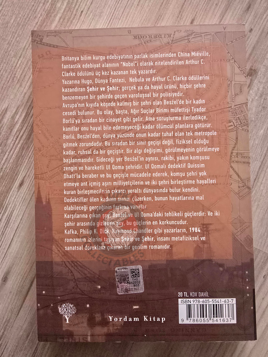 China Miéville – The City & The City 2013 Turkish Book Turkey
