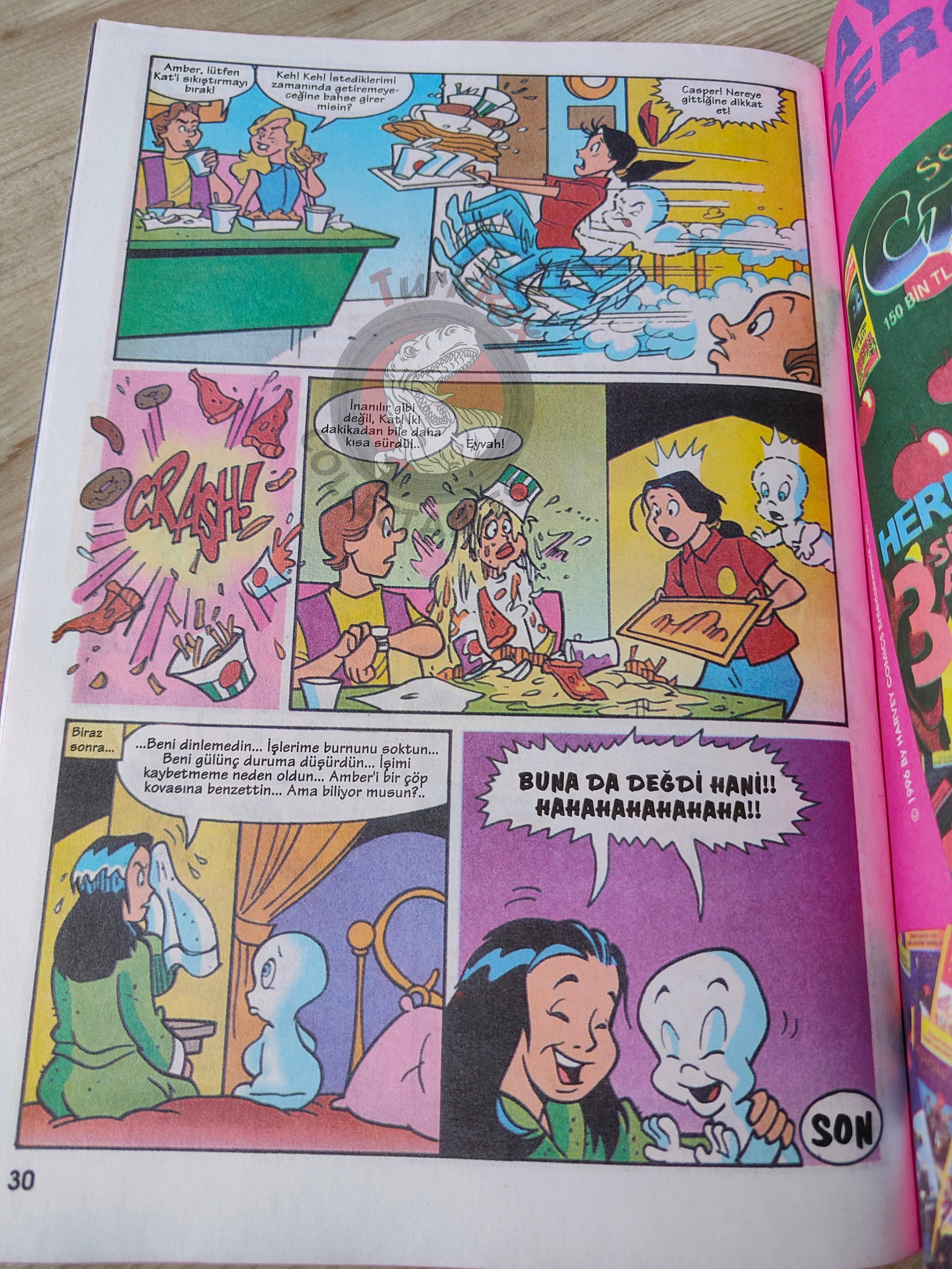 Casper the Friendly Ghost – Issue #3 1996 Turkish Comic Turkey