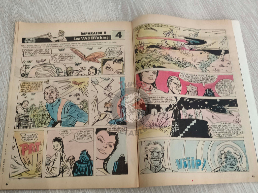 Tercüman Çocuk #27 1983 Turkish Comic Turkey Star Wars #48 Les Tuniques Bleues Derib