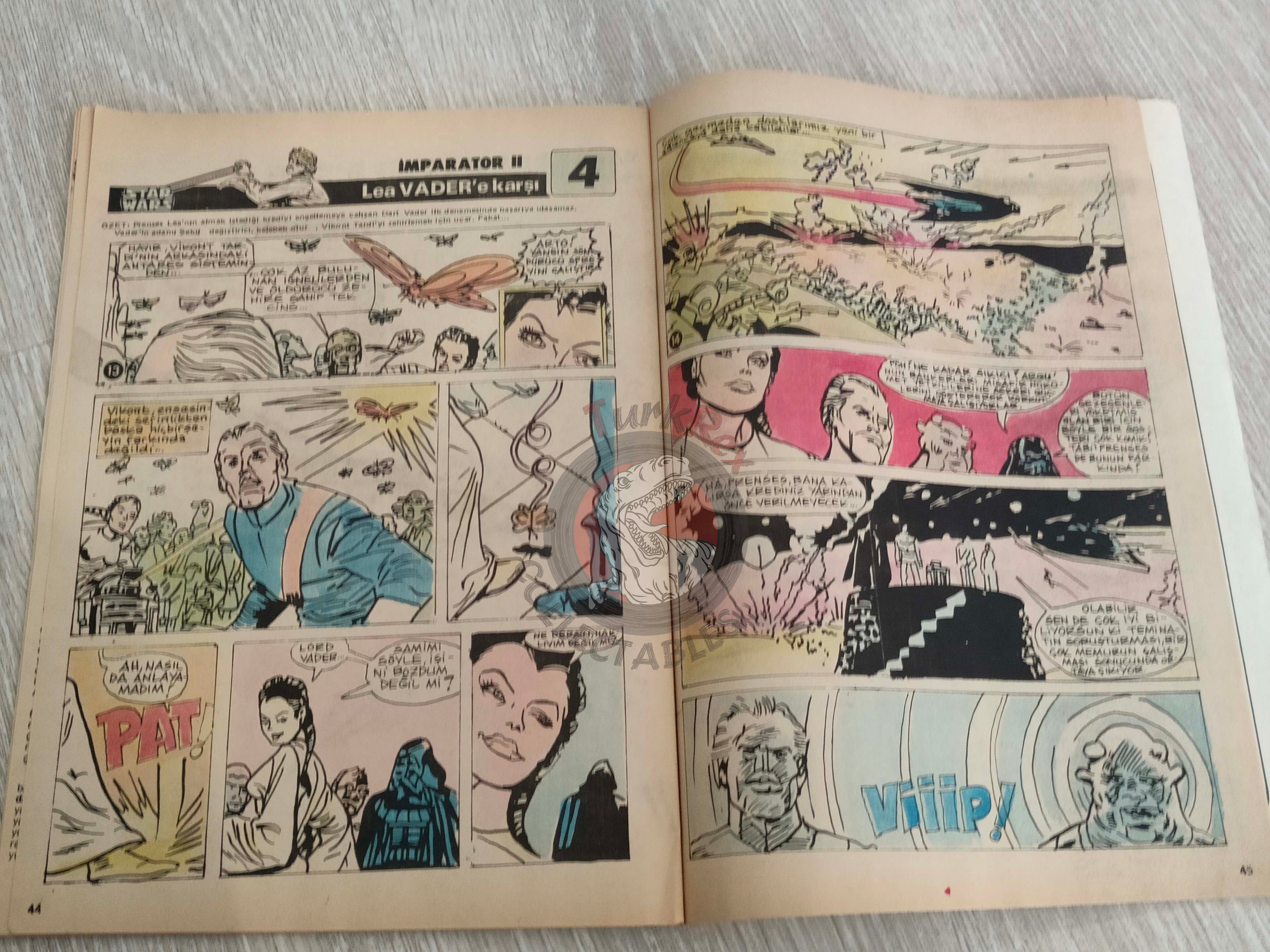 Tercüman Çocuk #27 1983 Turkish Comic Turkey Star Wars #48 Les Tuniques Bleues Derib