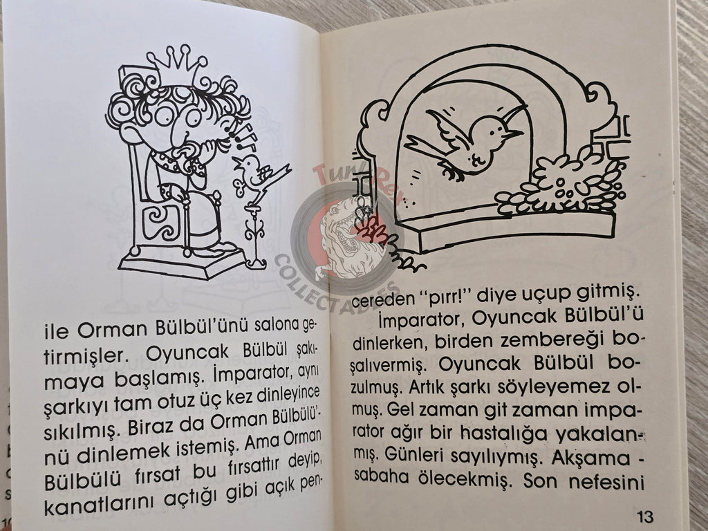Hans Christian Andersen – The Nightingale 1994 Turkish Book Turkey Illustrated