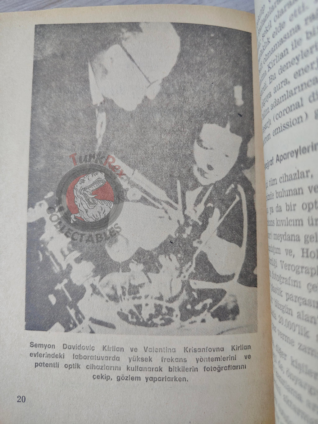 Kirlian Photography 1979 Turkish Book Turkey Parapsychology Bioenergy