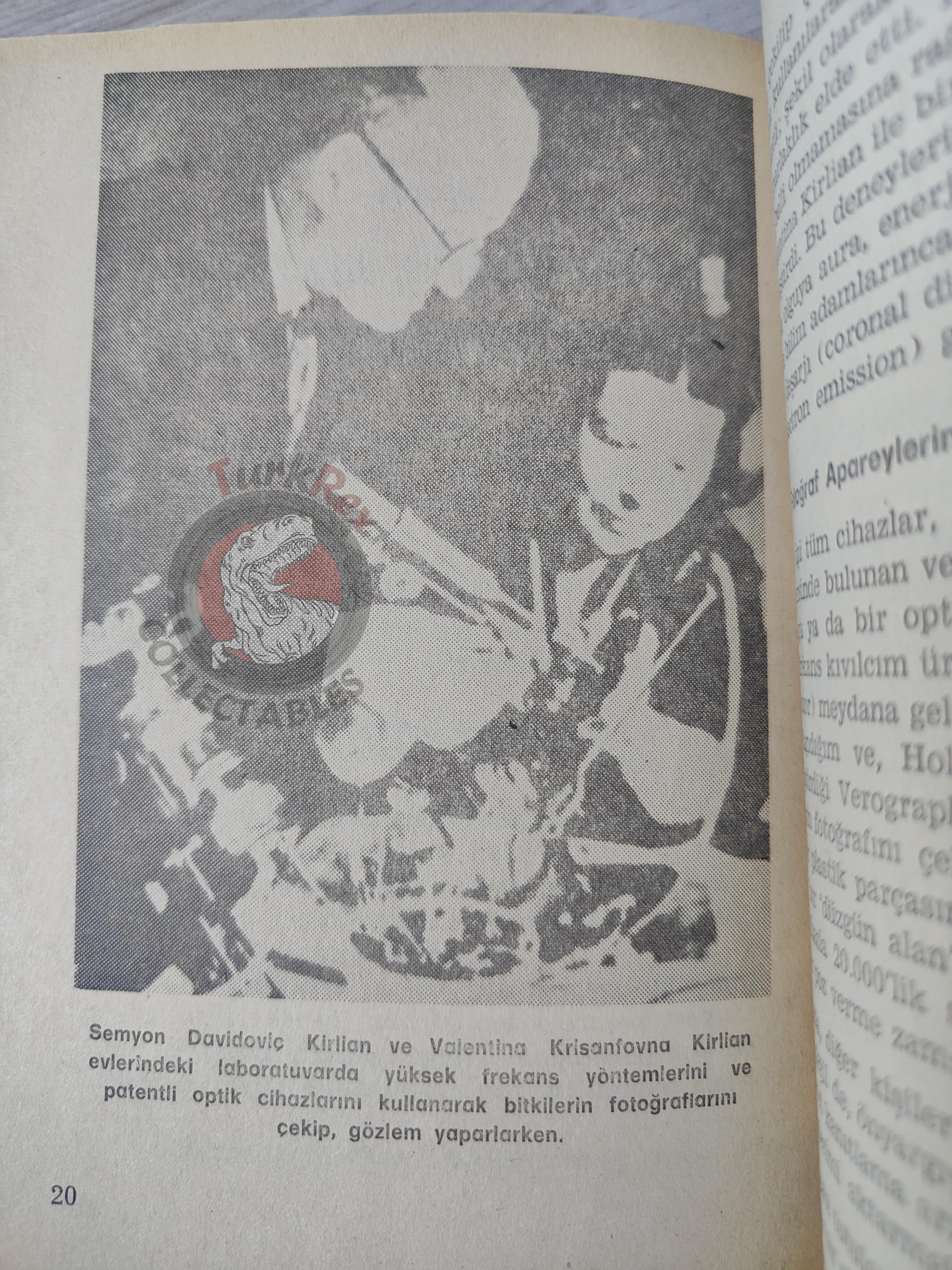 Kirlian Photography 1979 Turkish Book Turkey Parapsychology Bioenergy