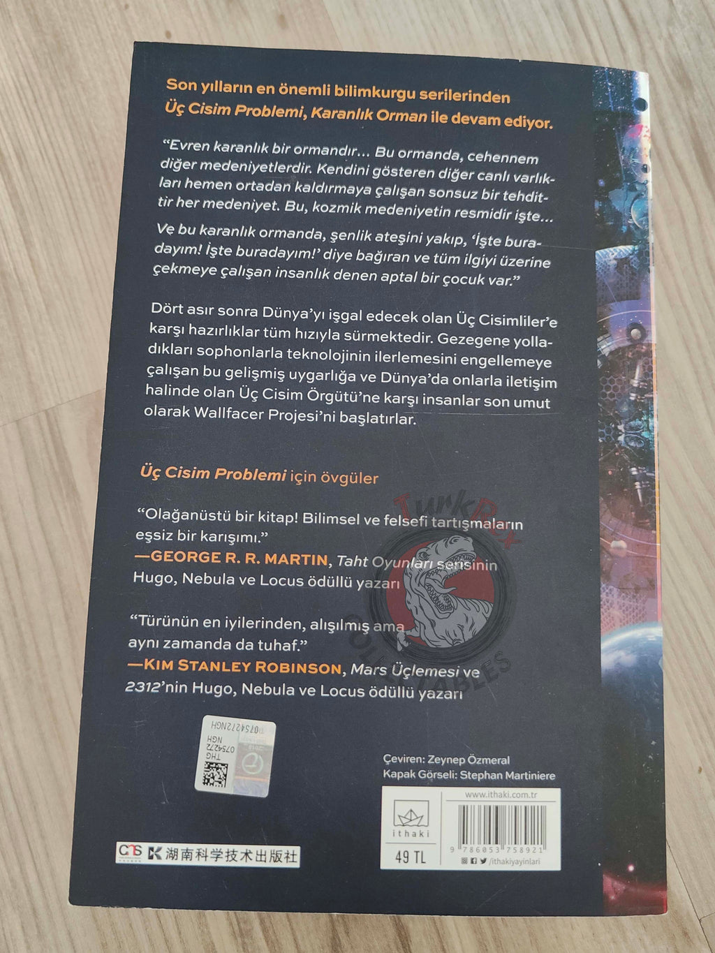 Liu Cixin – The Dark Forest 2018 1st Turkish Book Turkey