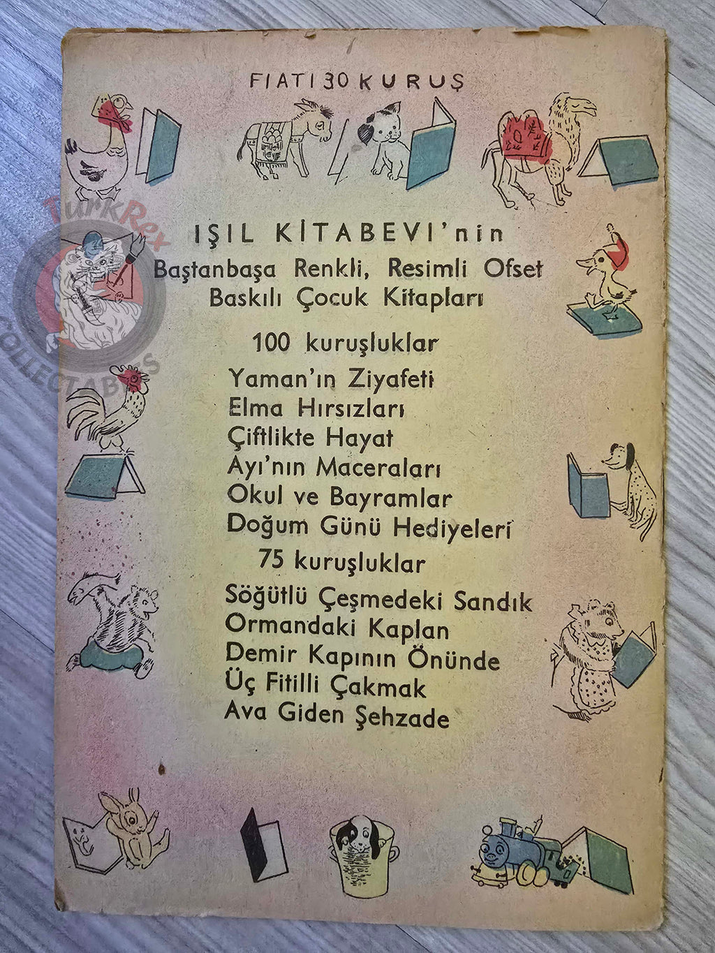 Brothers Grimm – Der Grabhügel 1950s Turkish Book Turkey Illustrated