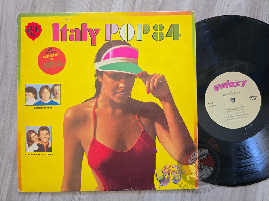 Various – Italy Pop '84 Turkish Pressing Vinyl Turkey Edition