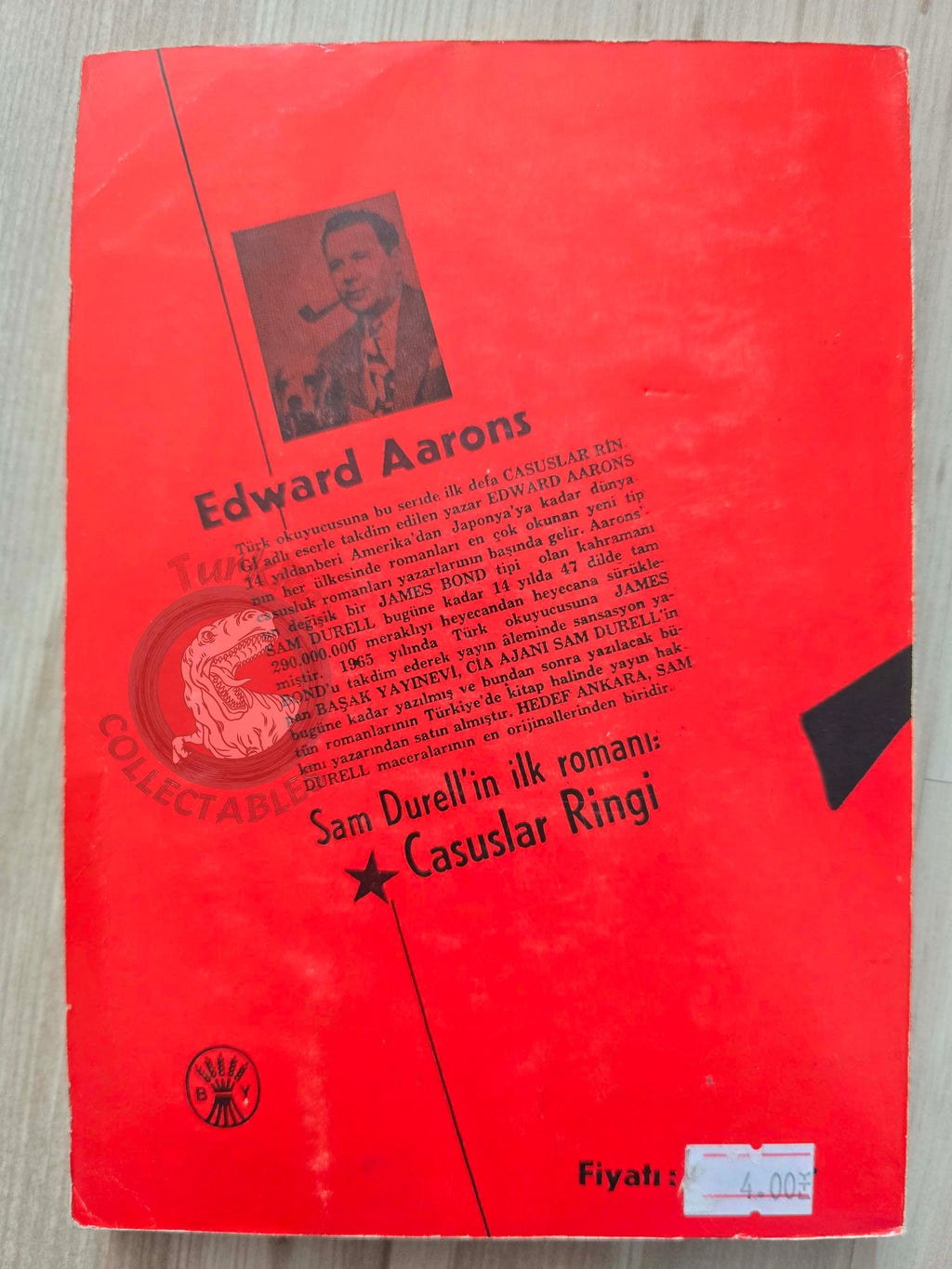Edward Aarons – Sam Durell Assignment Ankara 1966 1st Turkish Book Turkey