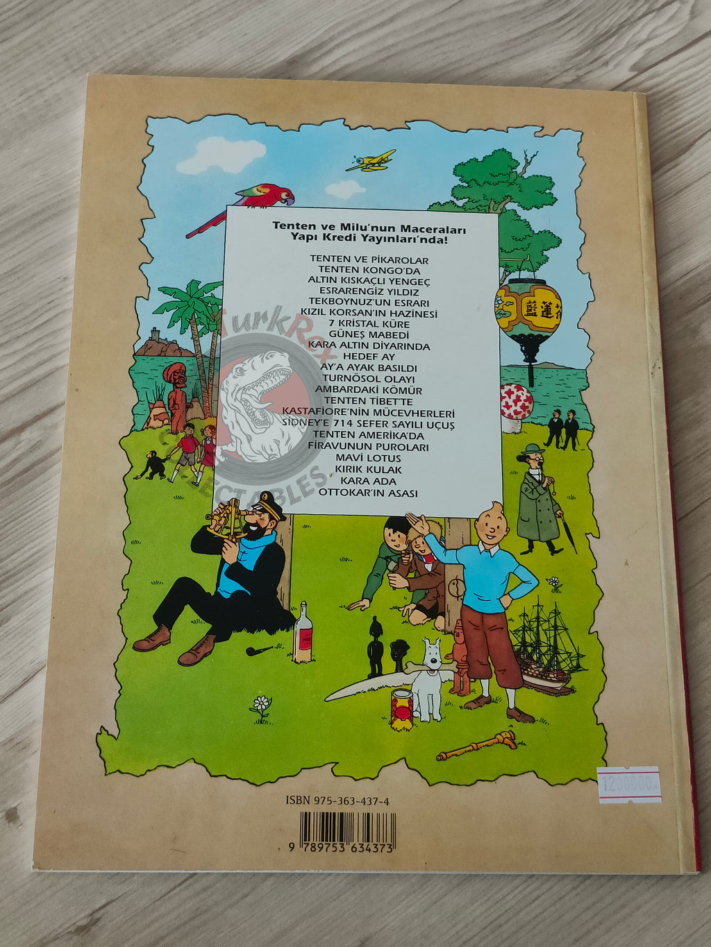 Tintin – Destination Moon 1998 Turkish Edition Comic Turkey 2nd YKY