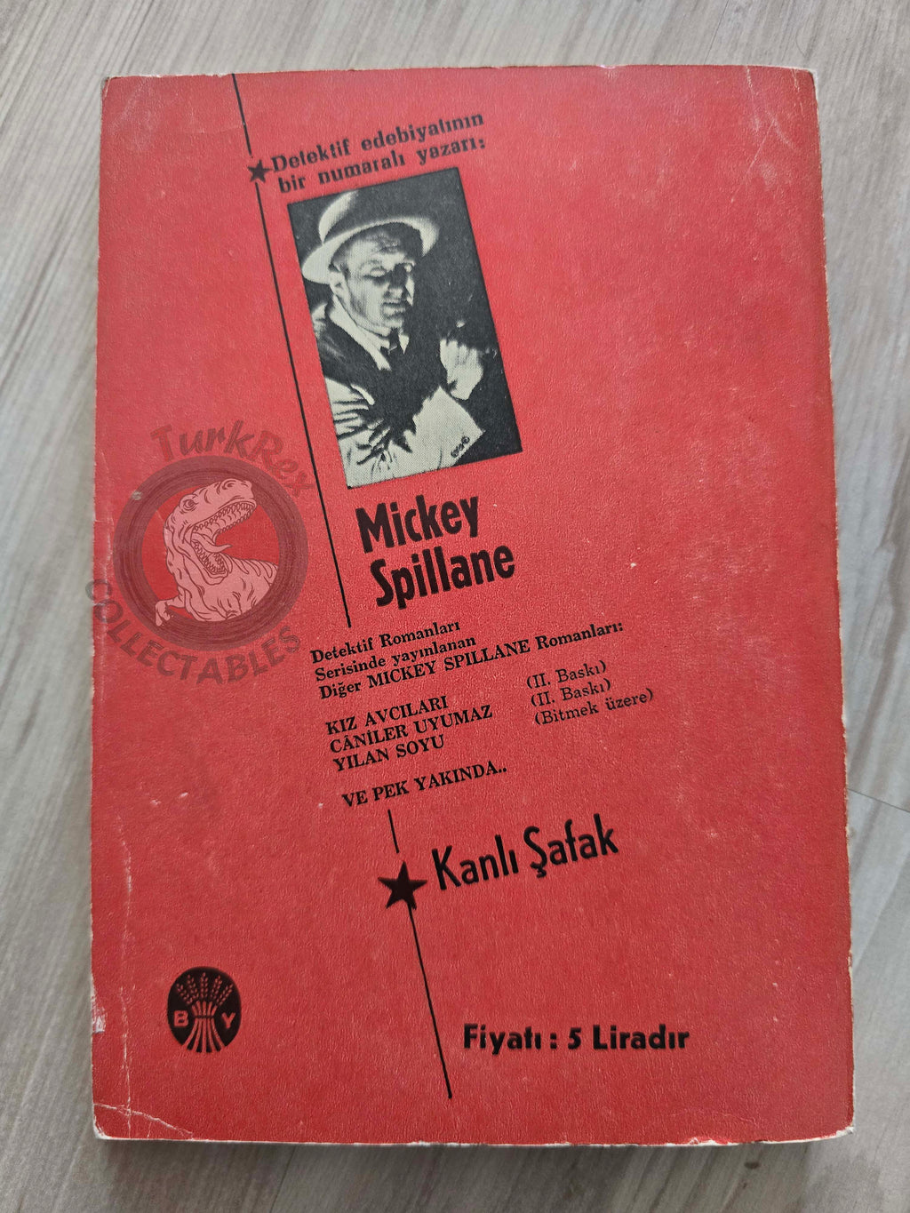 Mickey Spillane – The Deep 1966 1st Turkish Book Turkey