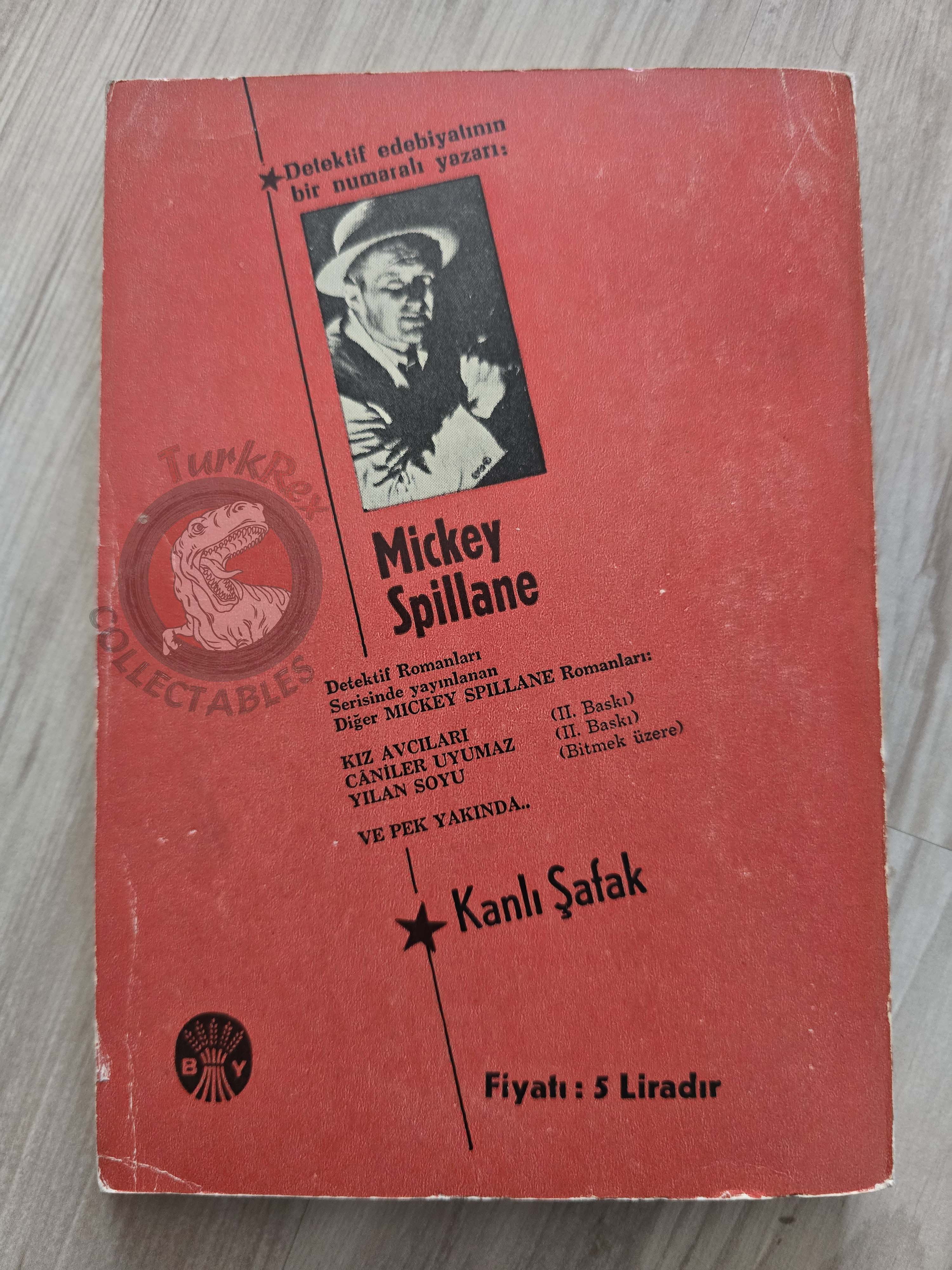 Mickey Spillane – The Deep 1966 1st Turkish Book Turkey