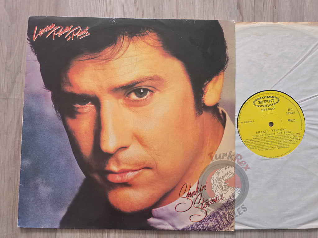 Shakin' Stevens – Lipstick Powder And Paint Turkish Pressing Vinyl Turkey Edition