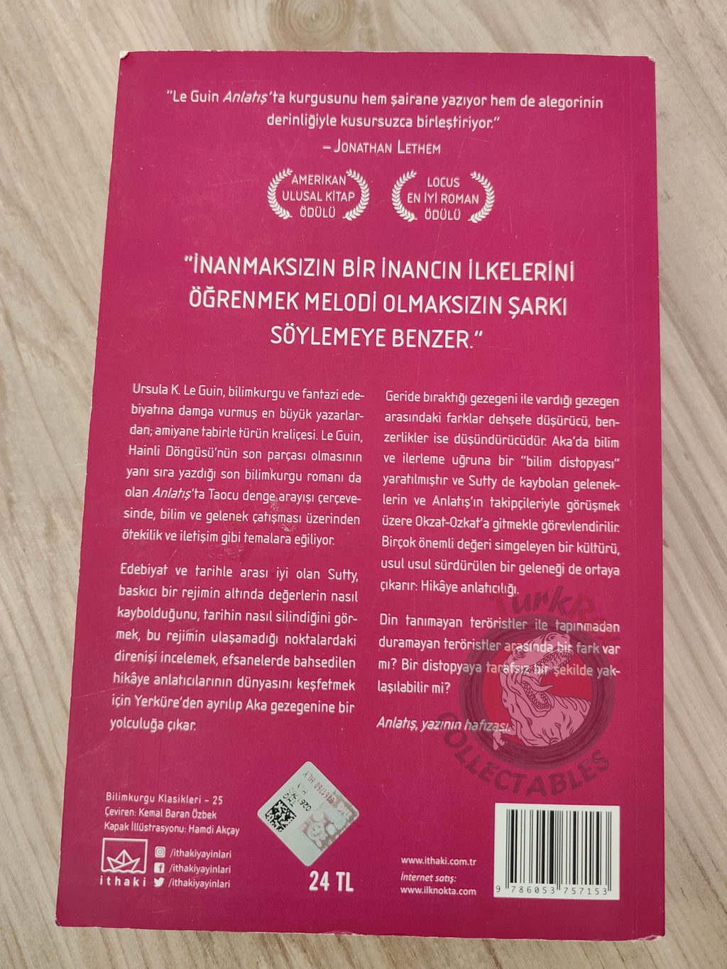 Ursula K. Le Guin – The Telling 2017 Turkish Book Turkey